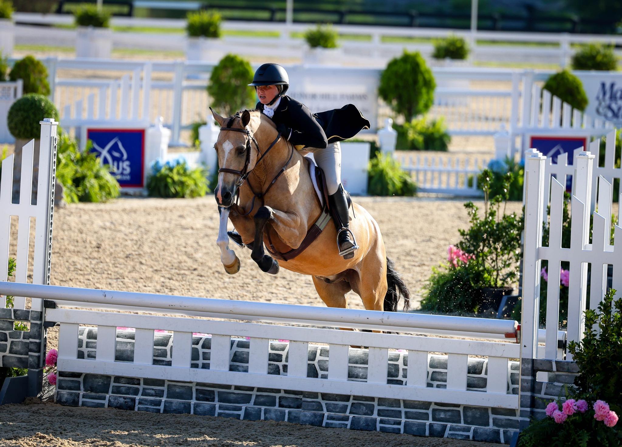 Photo showcasing the USEF Pony Finals presented by Marshall + Sterling