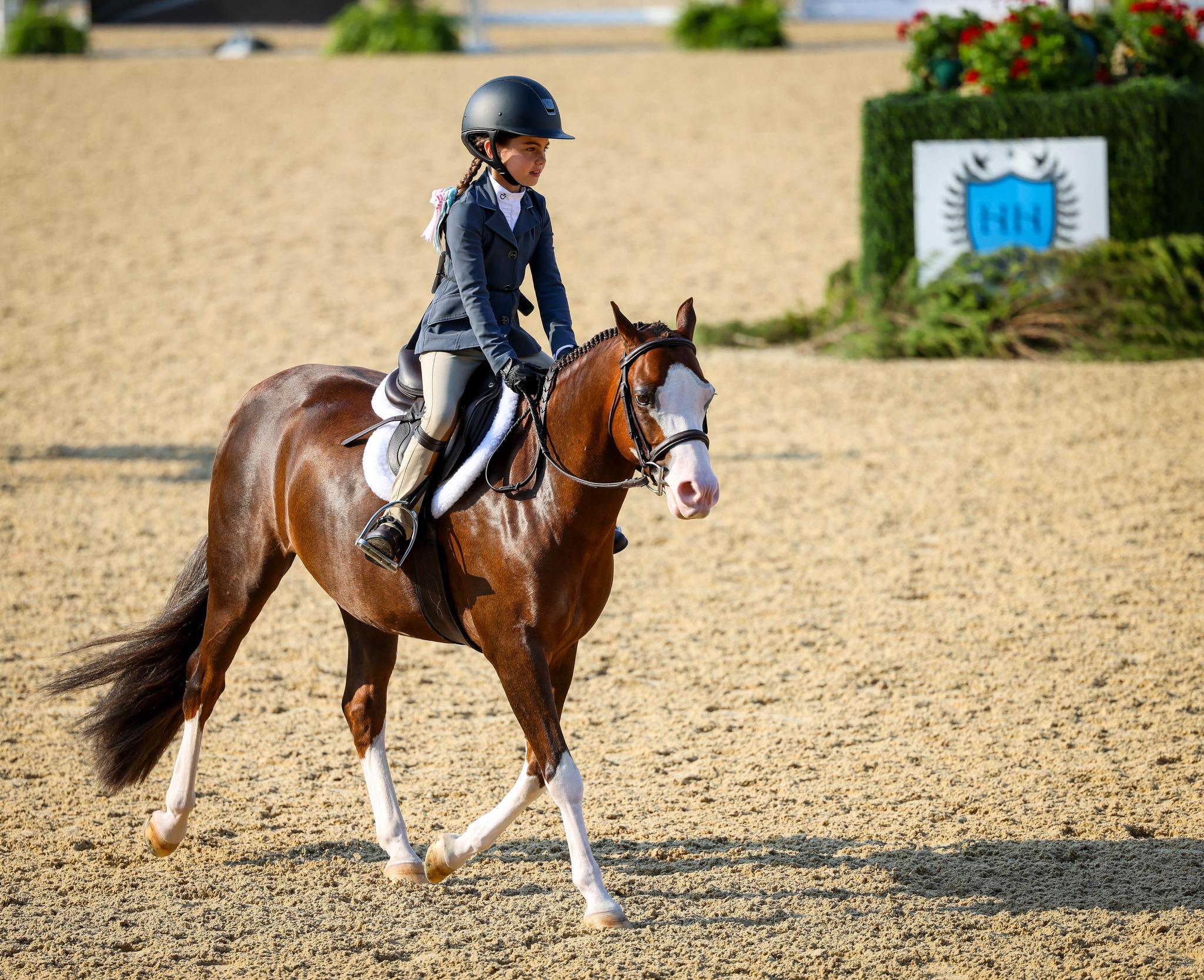 Photo showcasing the USEF Pony Finals presented by Marshall + Sterling