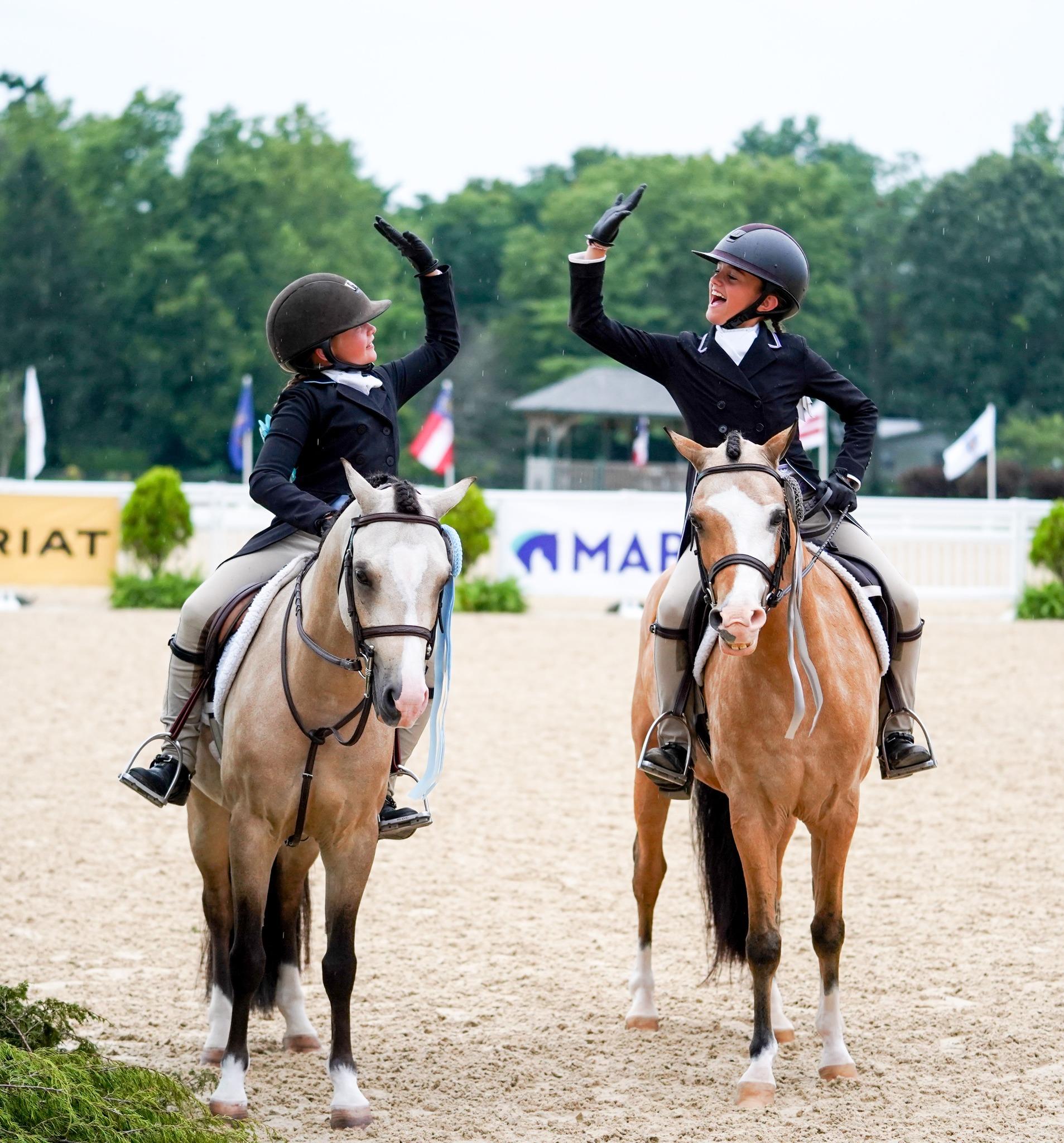 Photo showcasing the USEF Pony Finals presented by Marshall + Sterling
