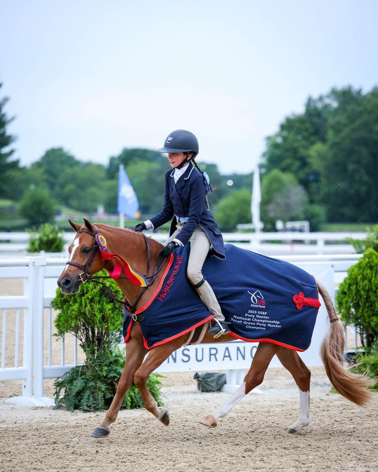 Photo showcasing the USEF Pony Finals presented by Marshall + Sterling