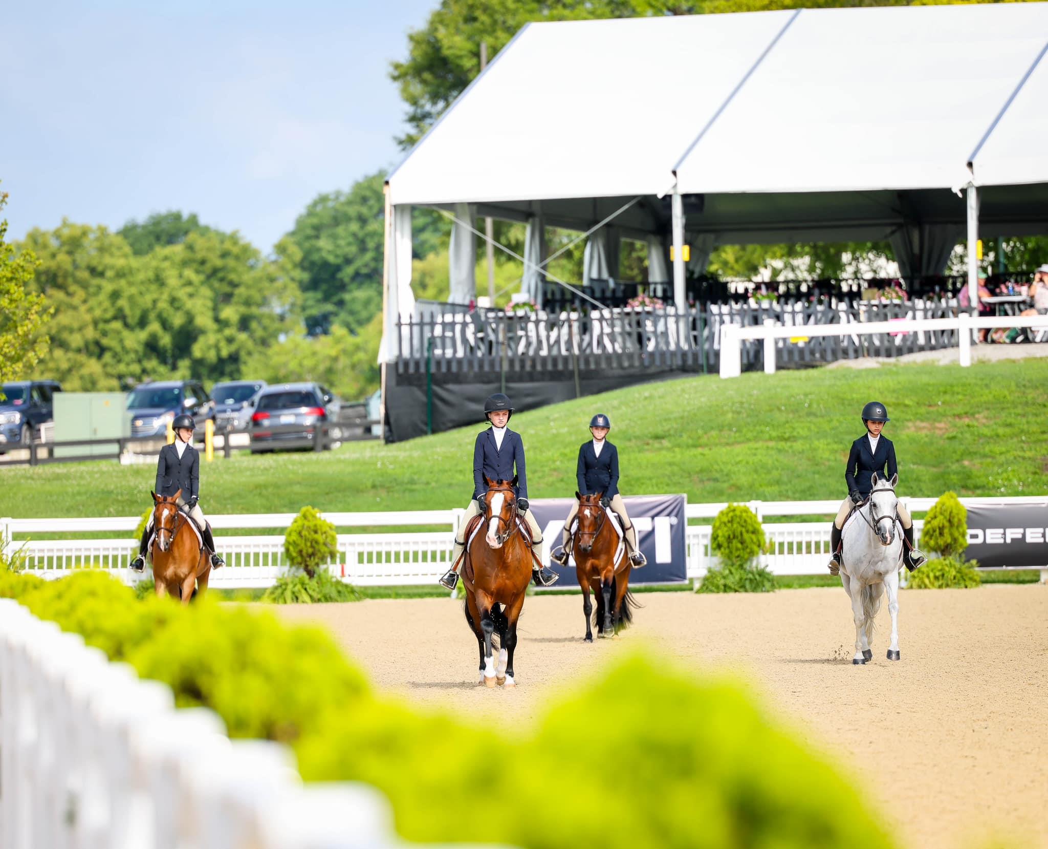 Photo showcasing the USEF Pony Finals presented by Marshall + Sterling