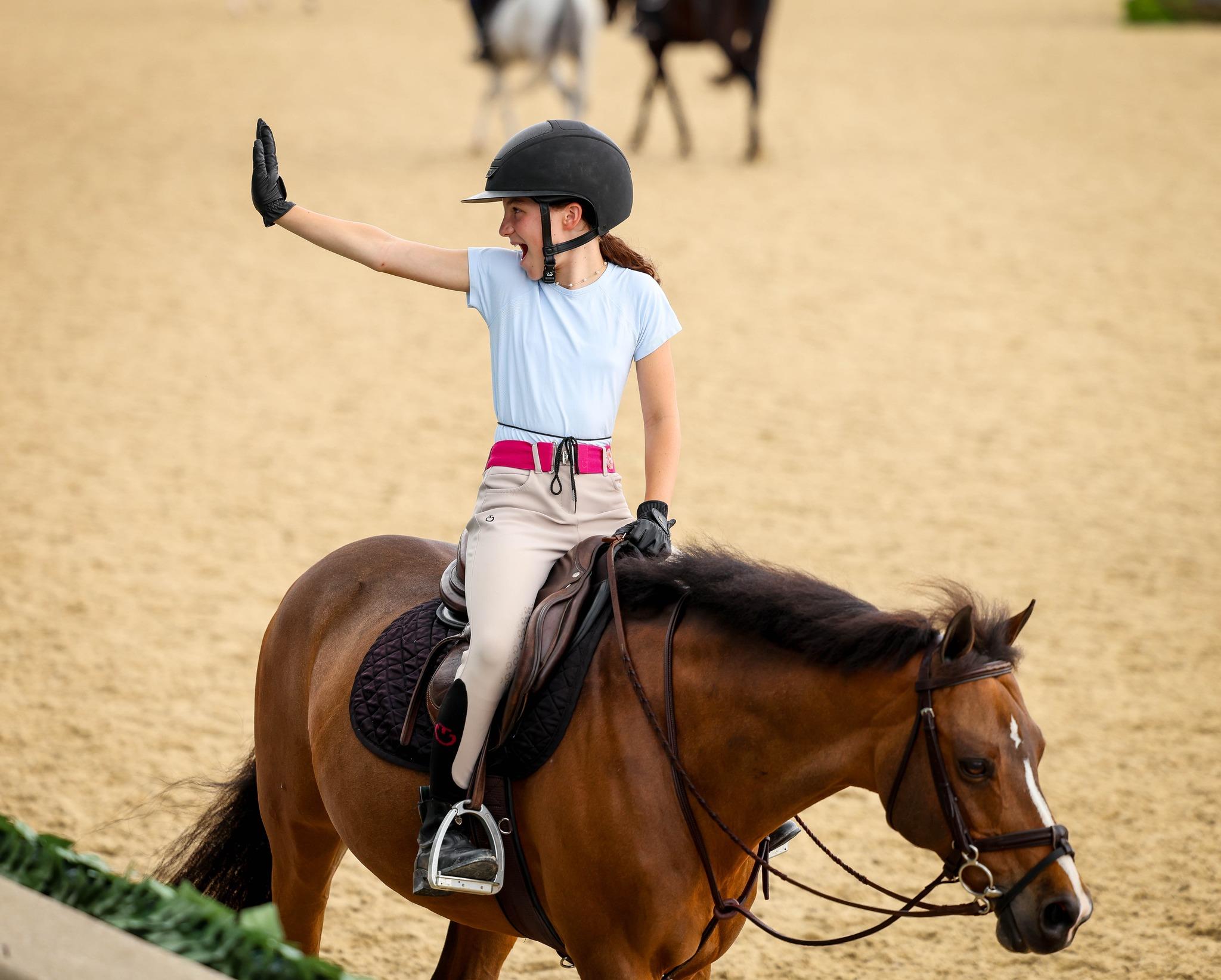 Photo showcasing the USEF Pony Finals presented by Marshall + Sterling