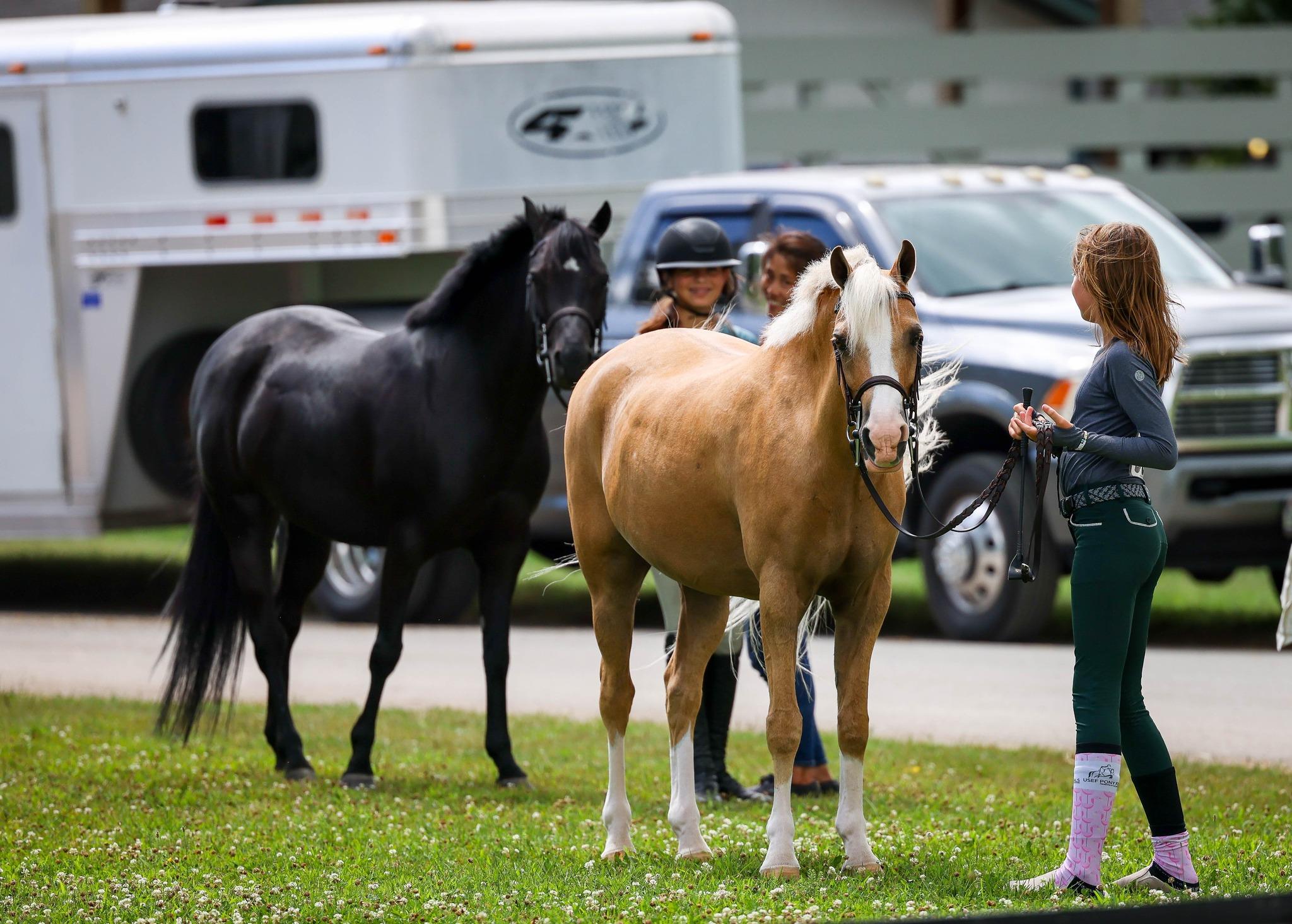 Photo showcasing the USEF Pony Finals presented by Marshall + Sterling