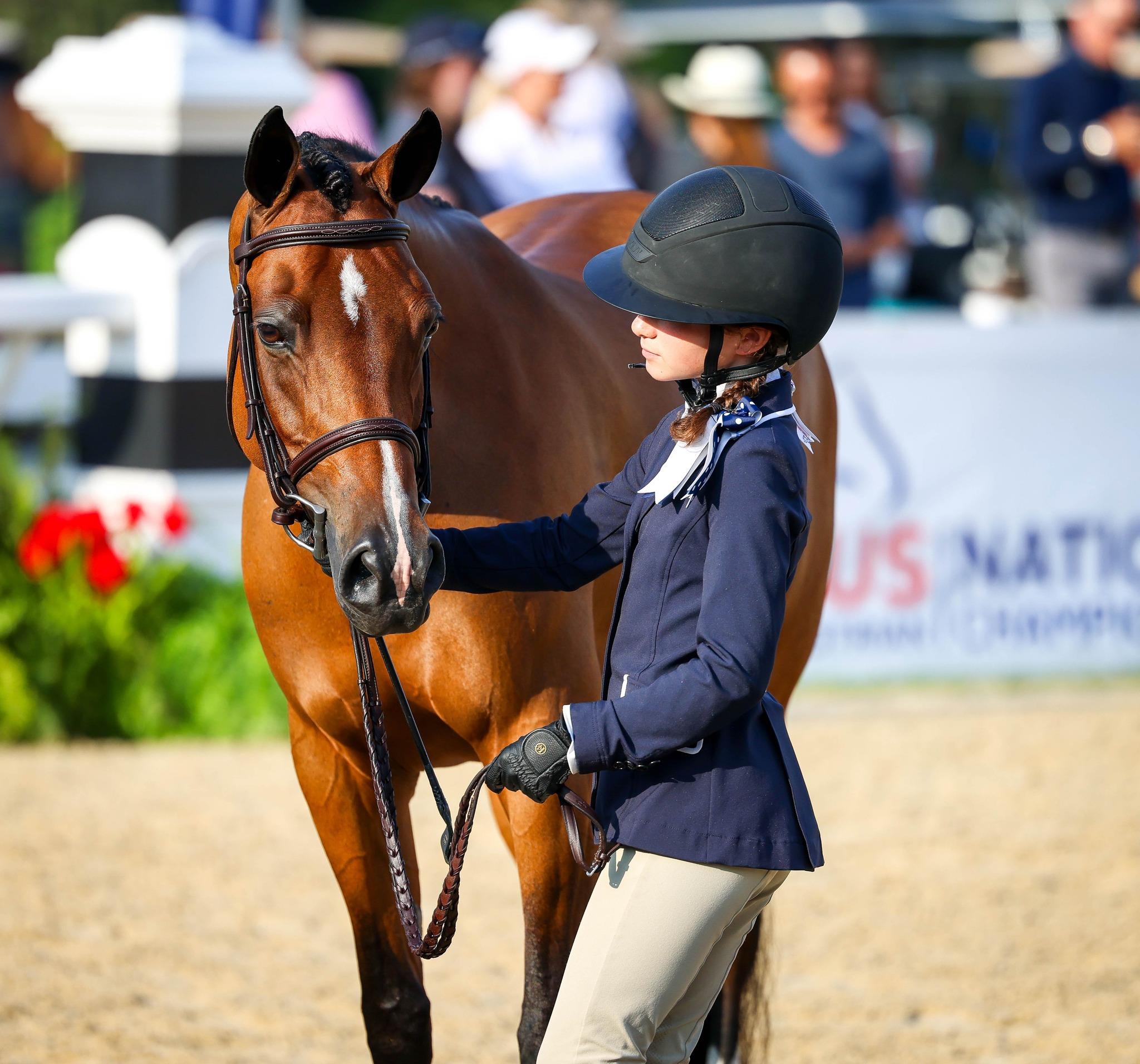 Photo showcasing the USEF Pony Finals presented by Marshall + Sterling