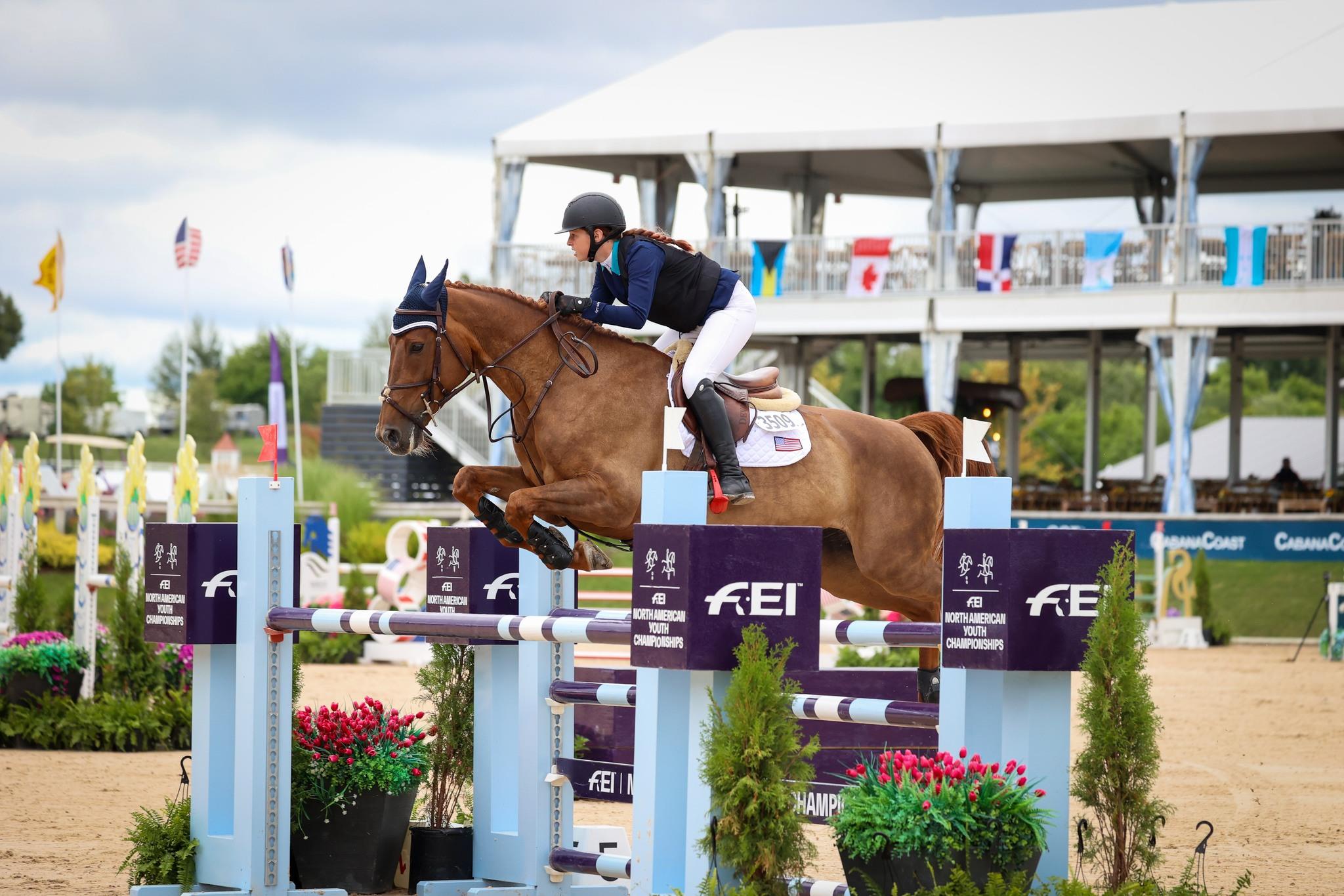 Photo showcasing the 2024 FEI North American Youth Championships