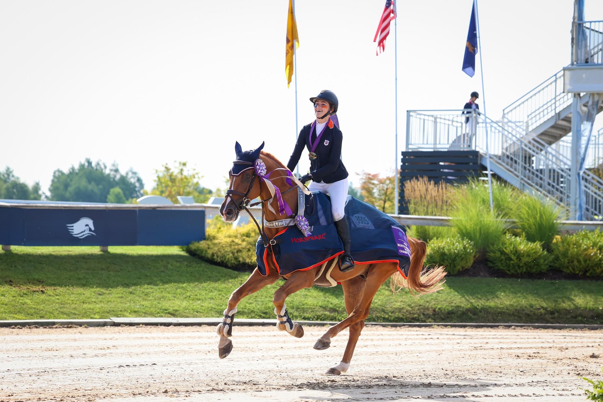 Photo showcasing the 2024 FEI North American Youth Championships
