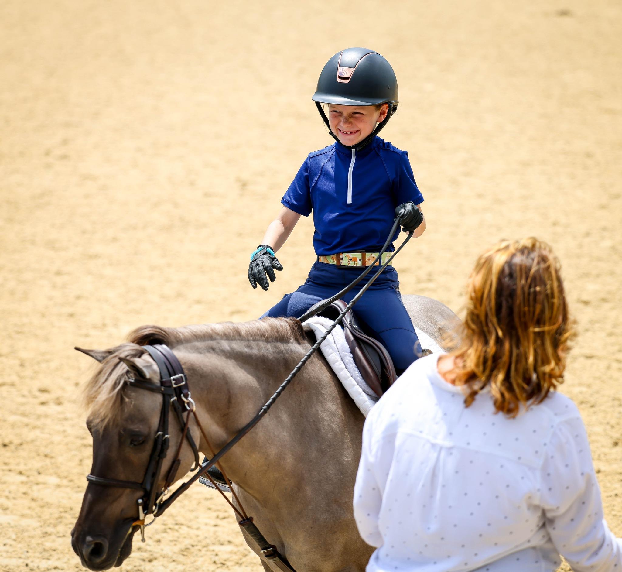 Photo showcasing the USEF Pony Finals presented by Marshall + Sterling