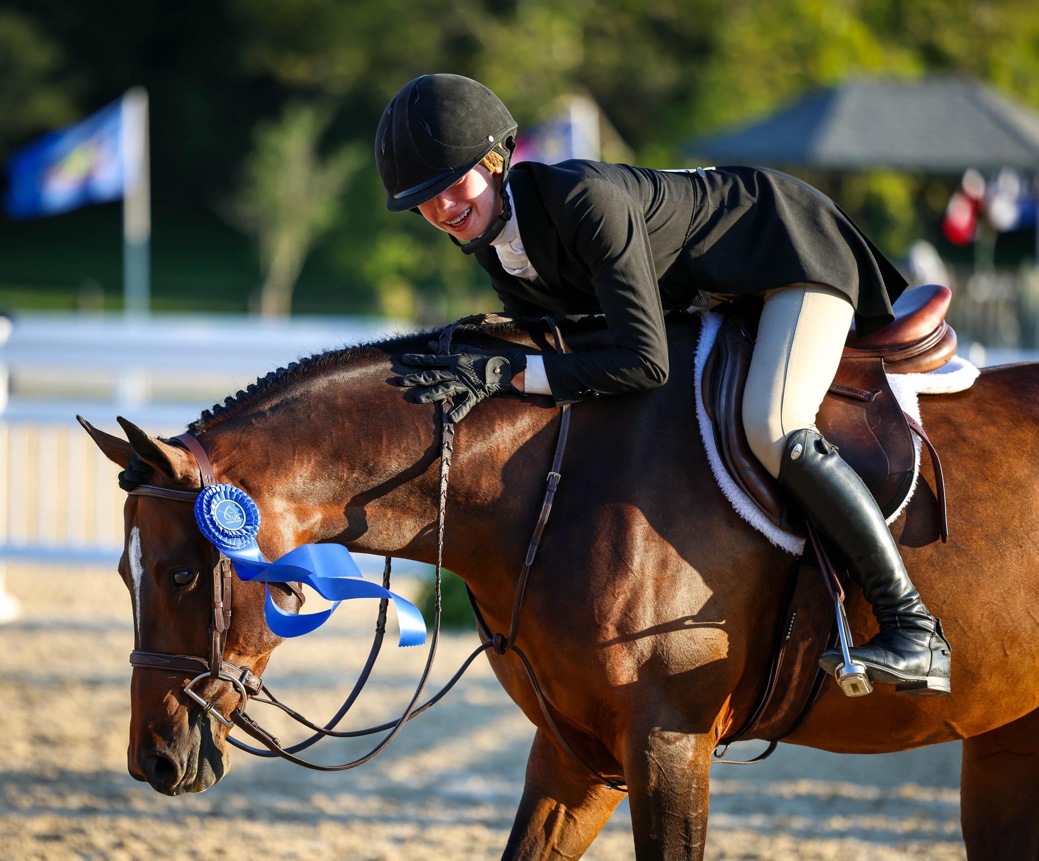 Photo showcasing the USEF Pony Finals presented by Marshall + Sterling