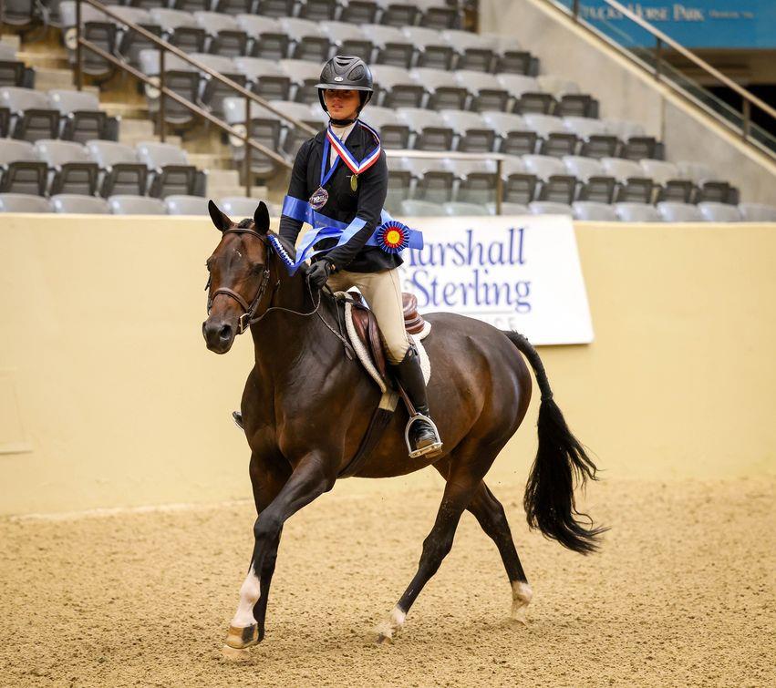 Photo showcasing the USEF Pony Finals presented by Marshall + Sterling