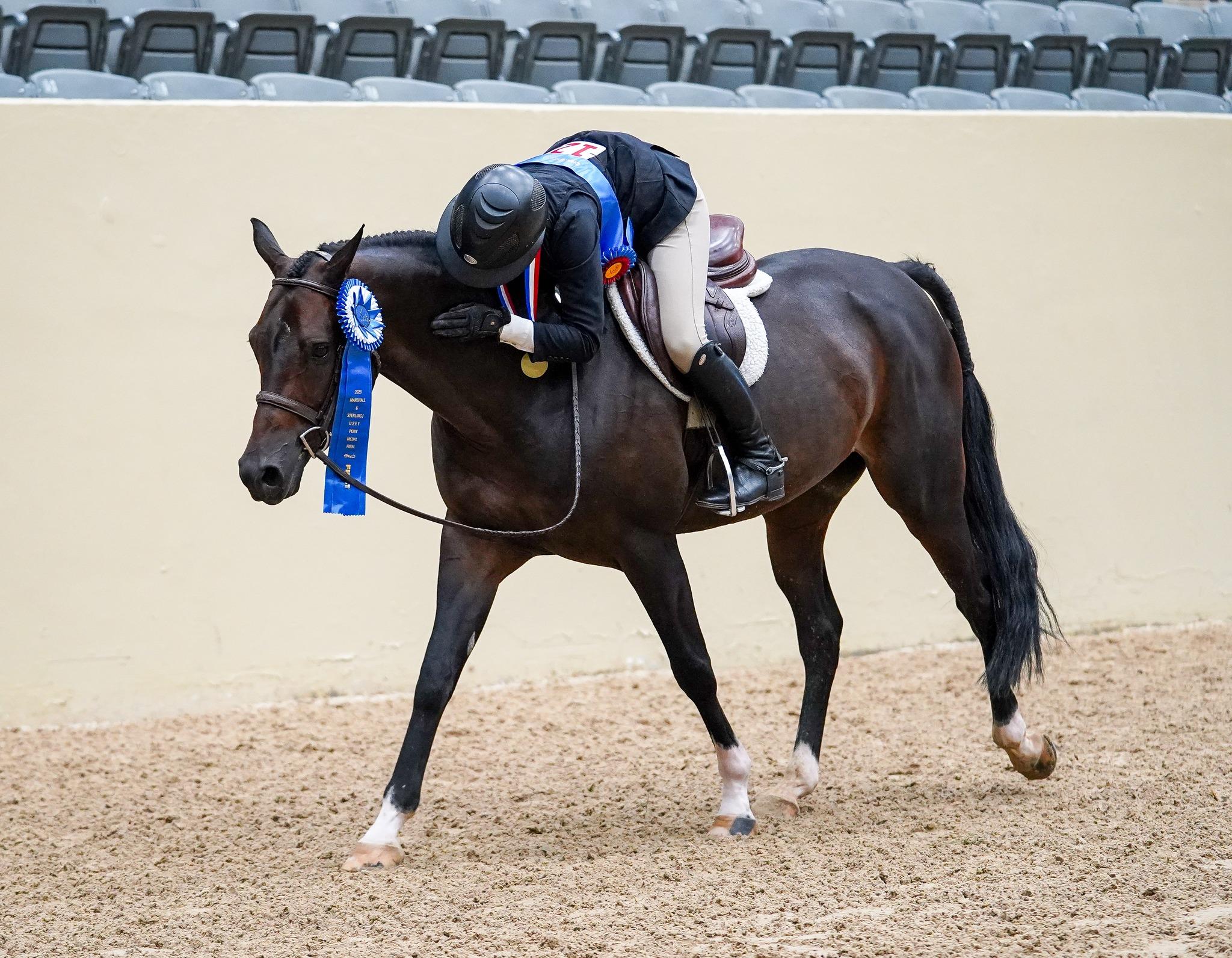 Photo showcasing the USEF Pony Finals presented by Marshall + Sterling