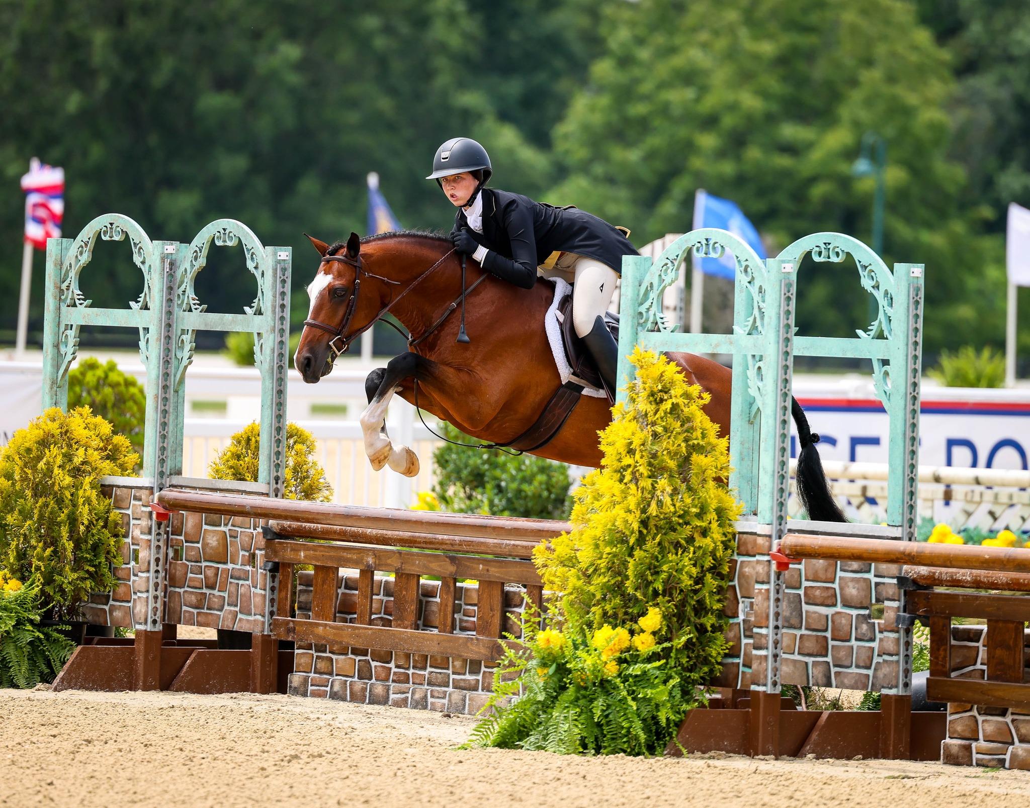 Photo showcasing the USEF Pony Finals presented by Marshall + Sterling