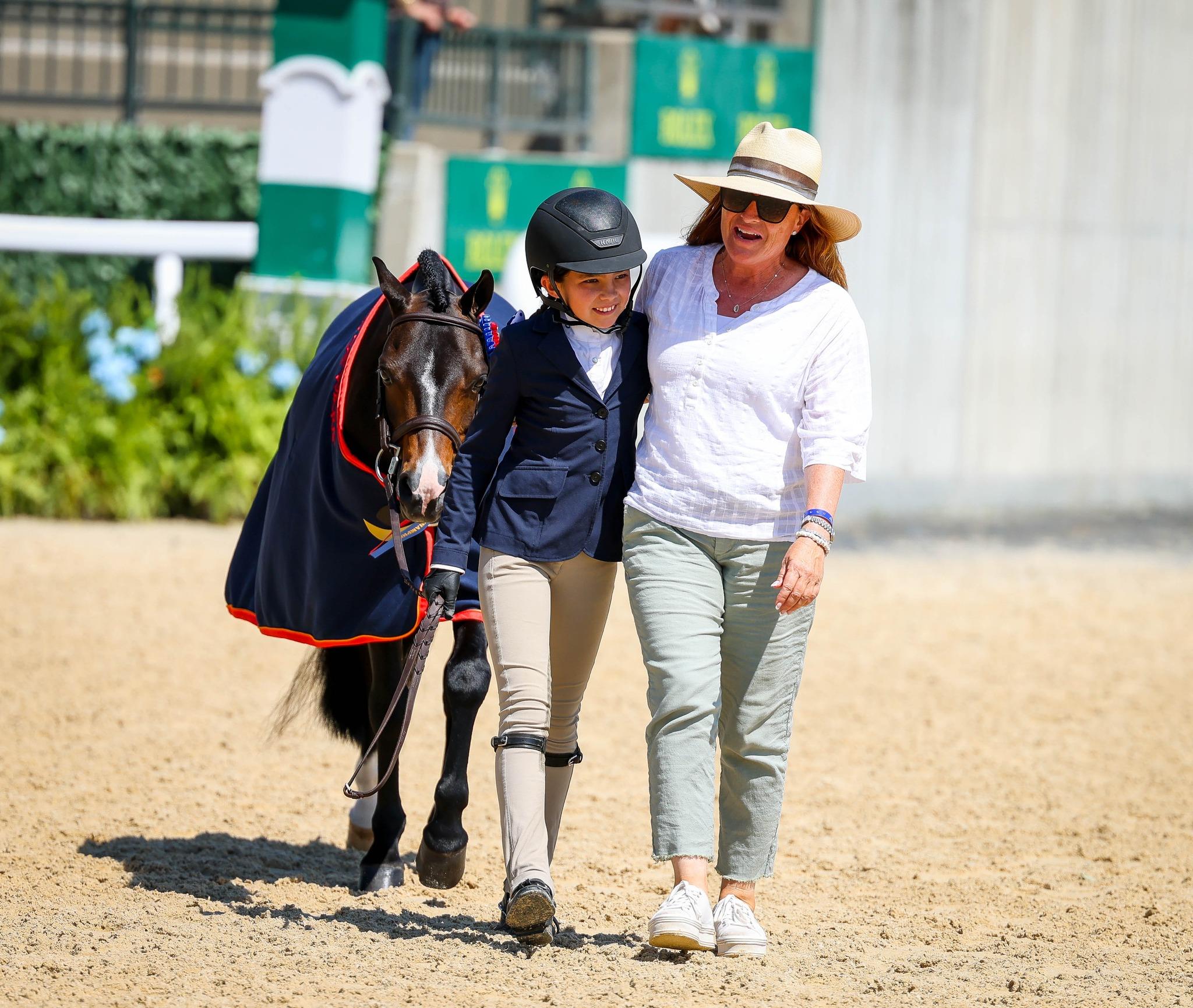 Photo showcasing the USEF Pony Finals presented by Marshall + Sterling
