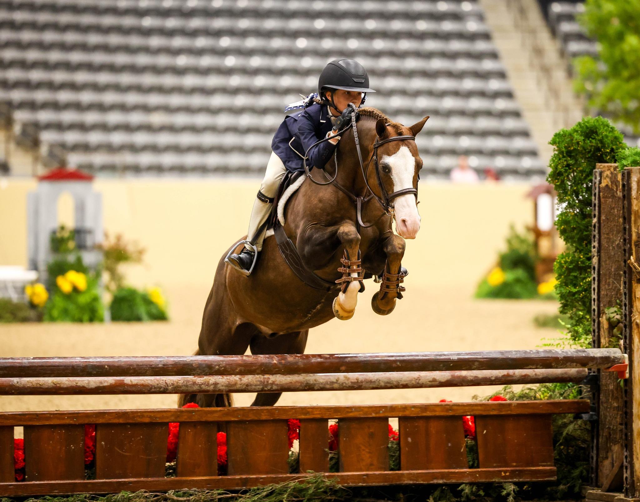 Photo showcasing the USEF Pony Finals presented by Marshall + Sterling