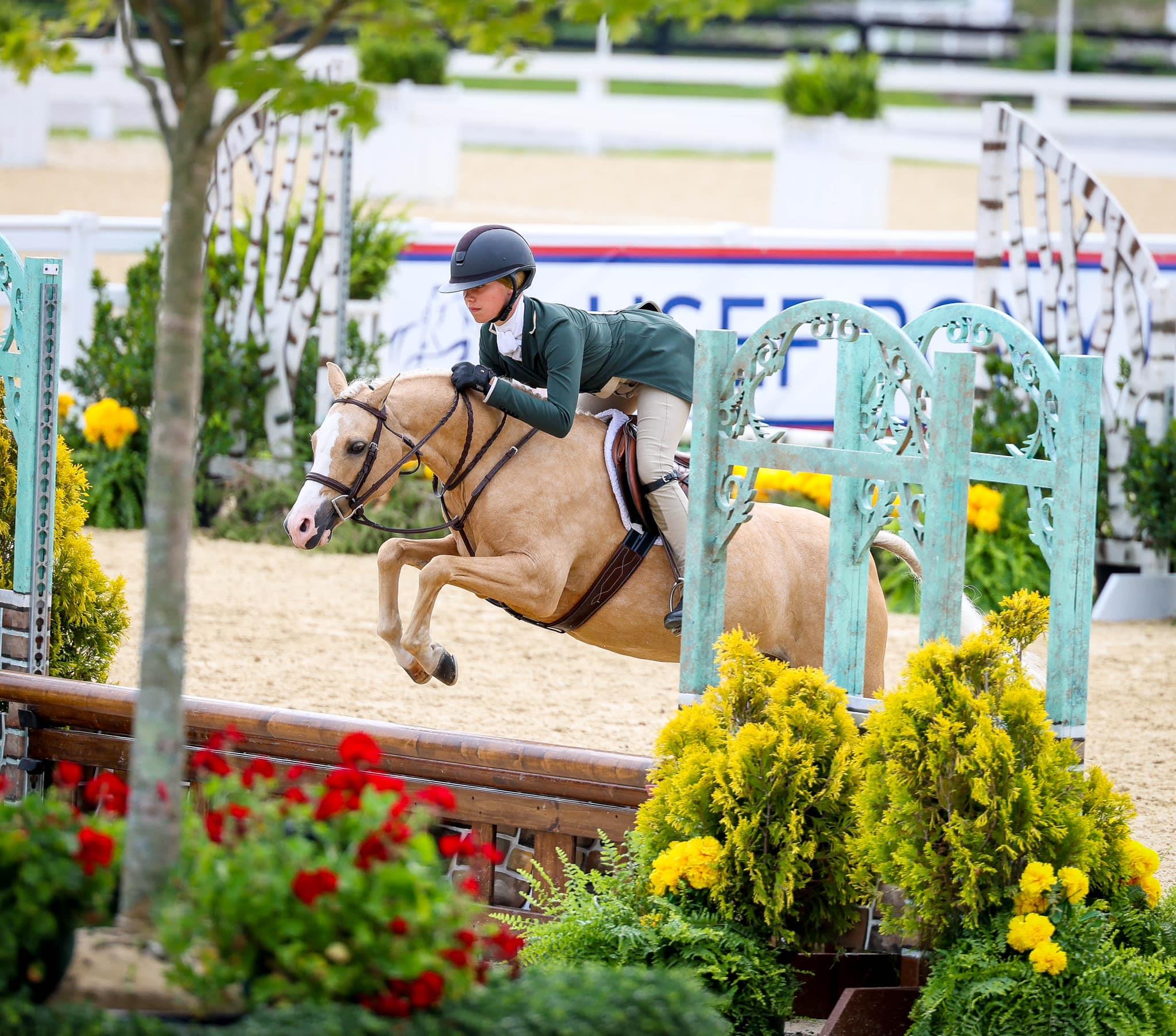 Photo showcasing the USEF Pony Finals presented by Marshall + Sterling