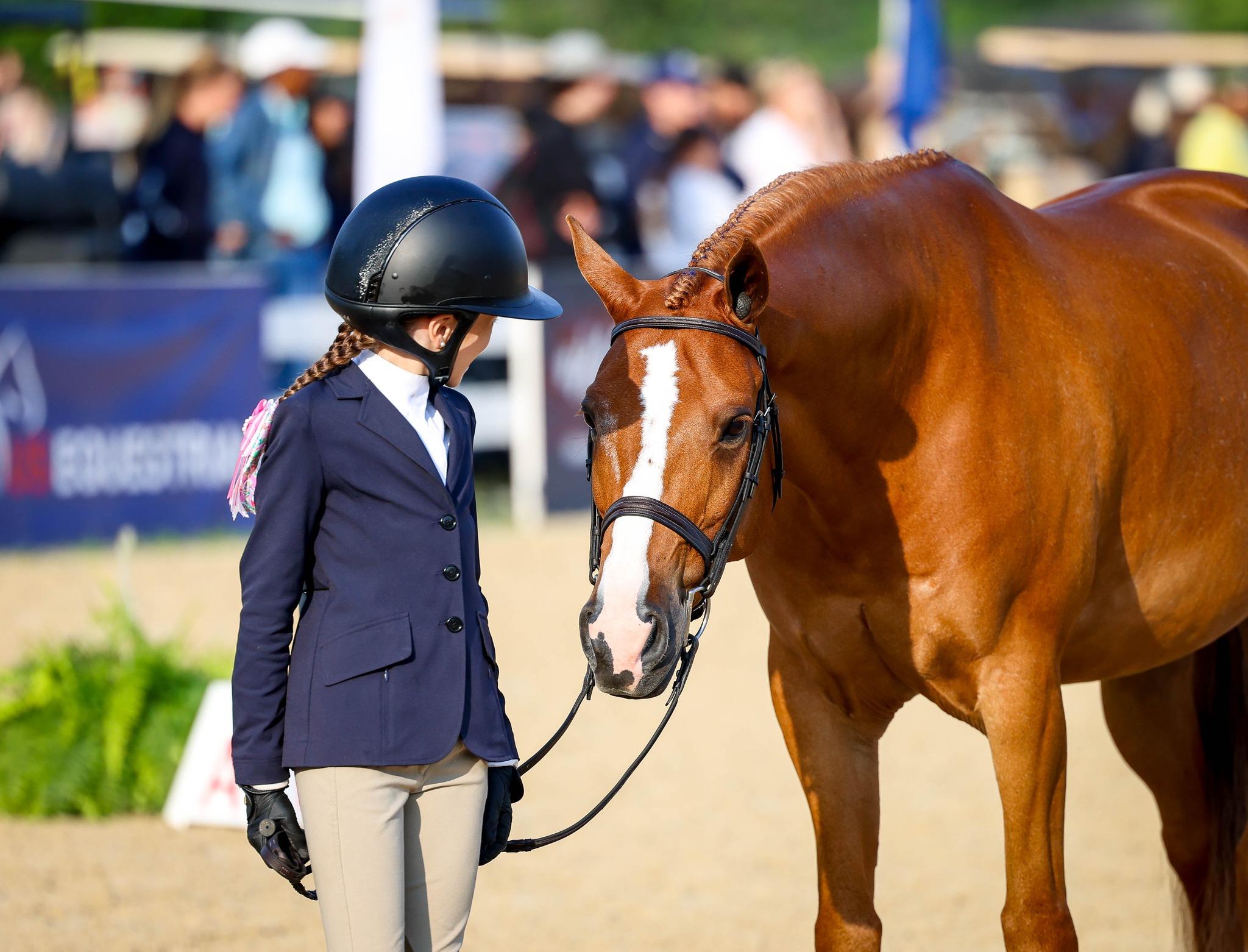 Photo showcasing the USEF Pony Finals presented by Marshall + Sterling
