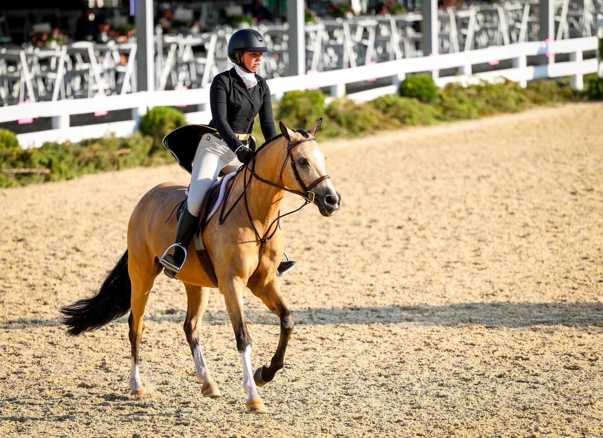 Photo showcasing the USEF Pony Finals presented by Marshall + Sterling
