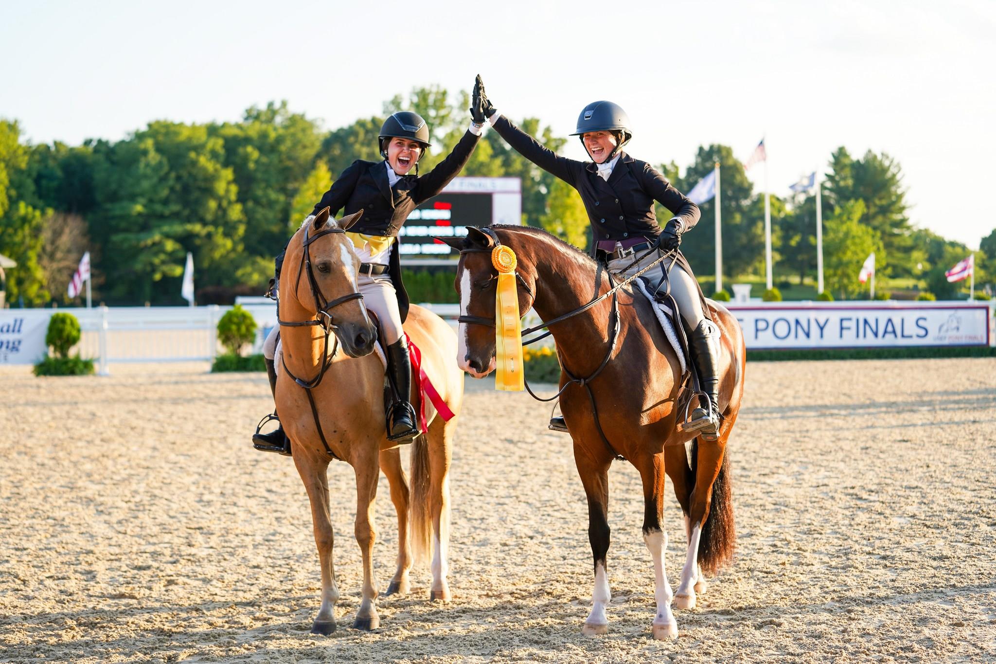 Photo showcasing the USEF Pony Finals presented by Marshall + Sterling