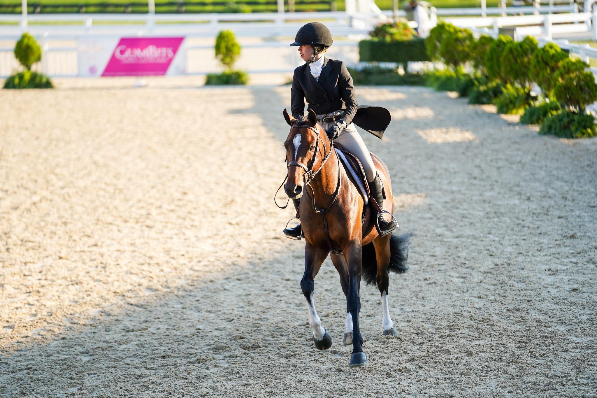 Photo showcasing the USEF Pony Finals presented by Marshall + Sterling