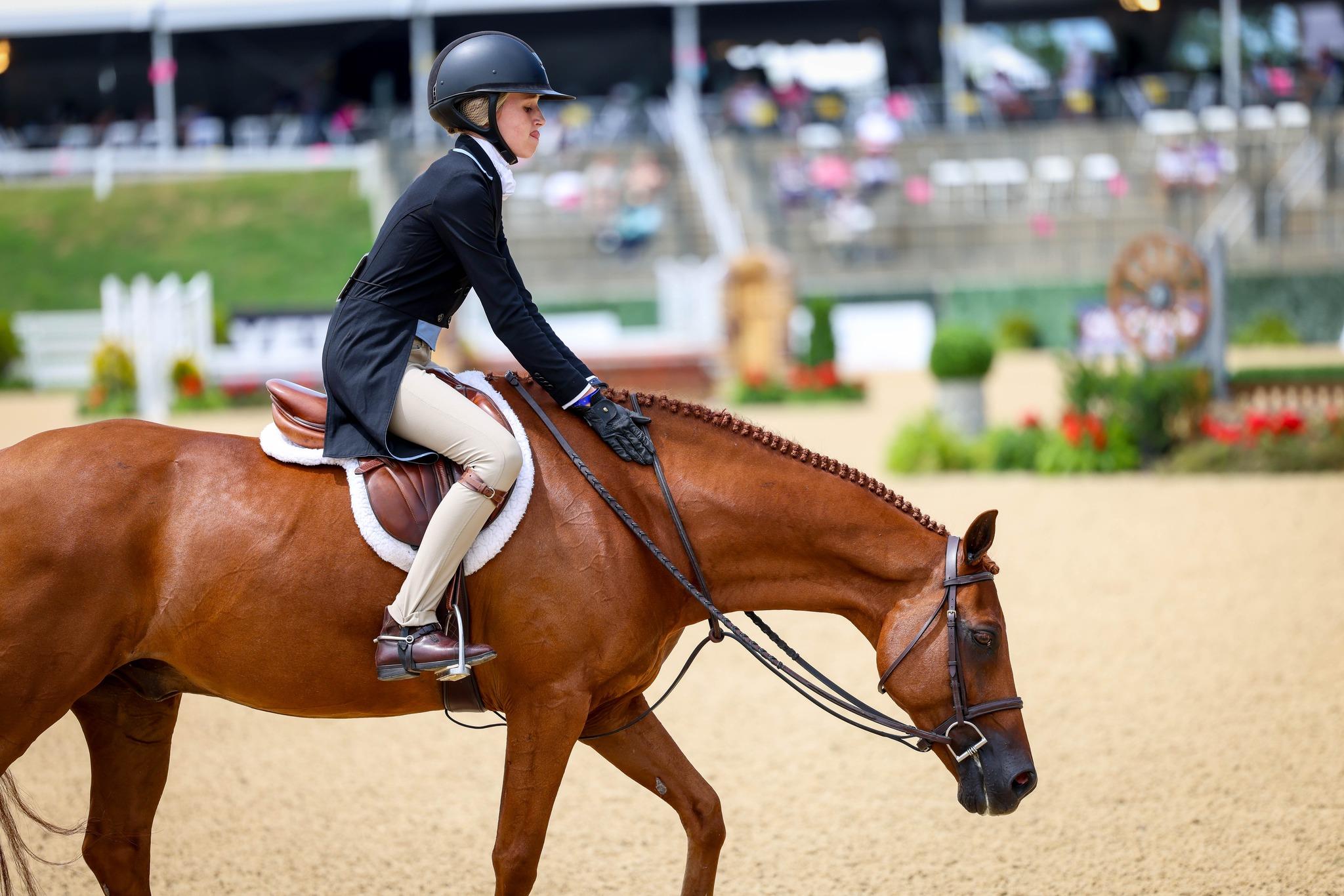 Photo showcasing the USEF Pony Finals presented by Marshall + Sterling