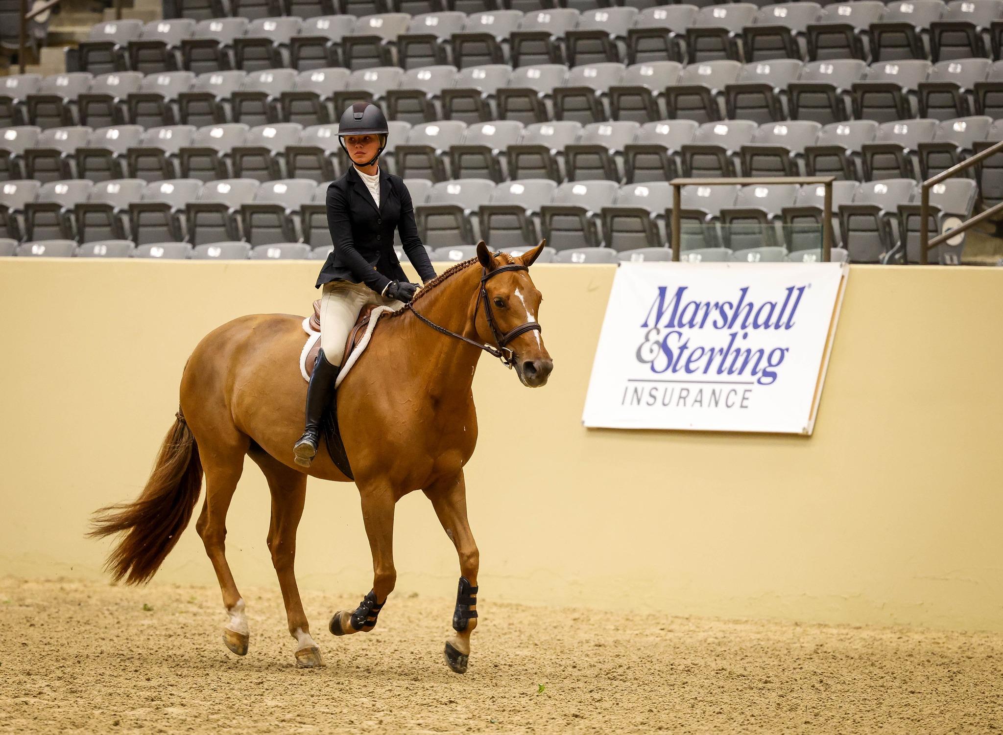 Photo showcasing the USEF Pony Finals presented by Marshall + Sterling