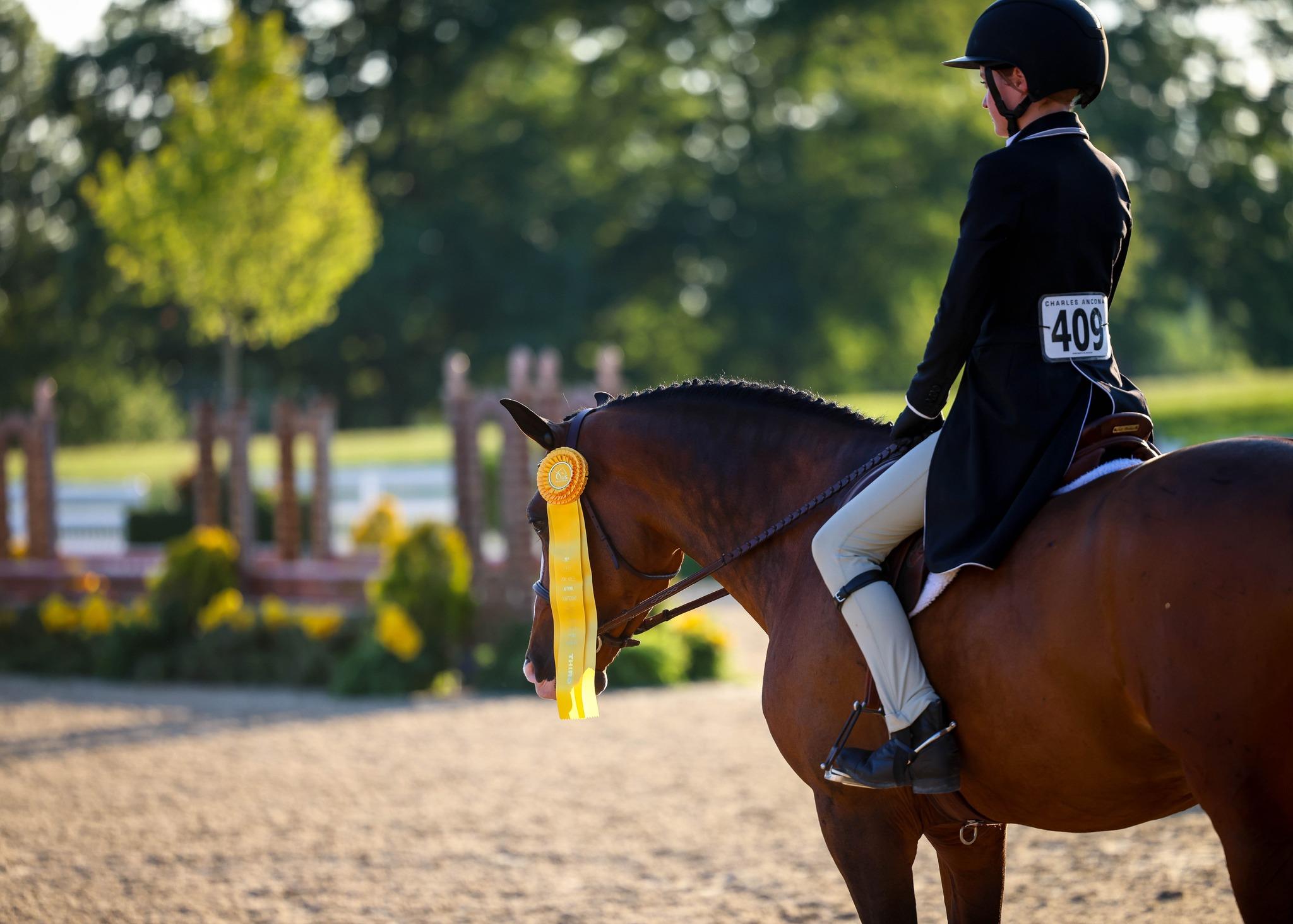 Photo showcasing the USEF Pony Finals presented by Marshall + Sterling