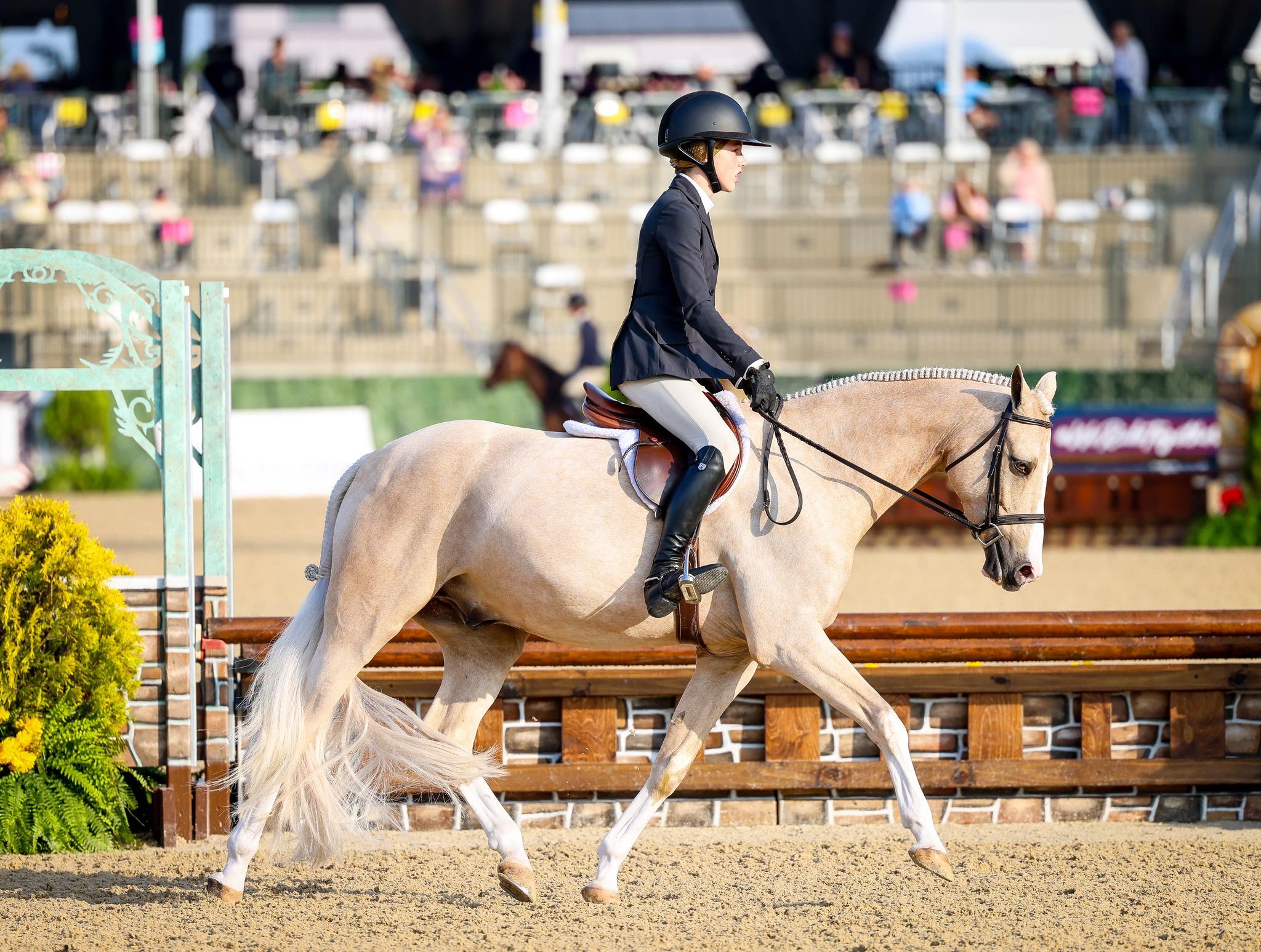 Photo showcasing the USEF Pony Finals presented by Marshall + Sterling