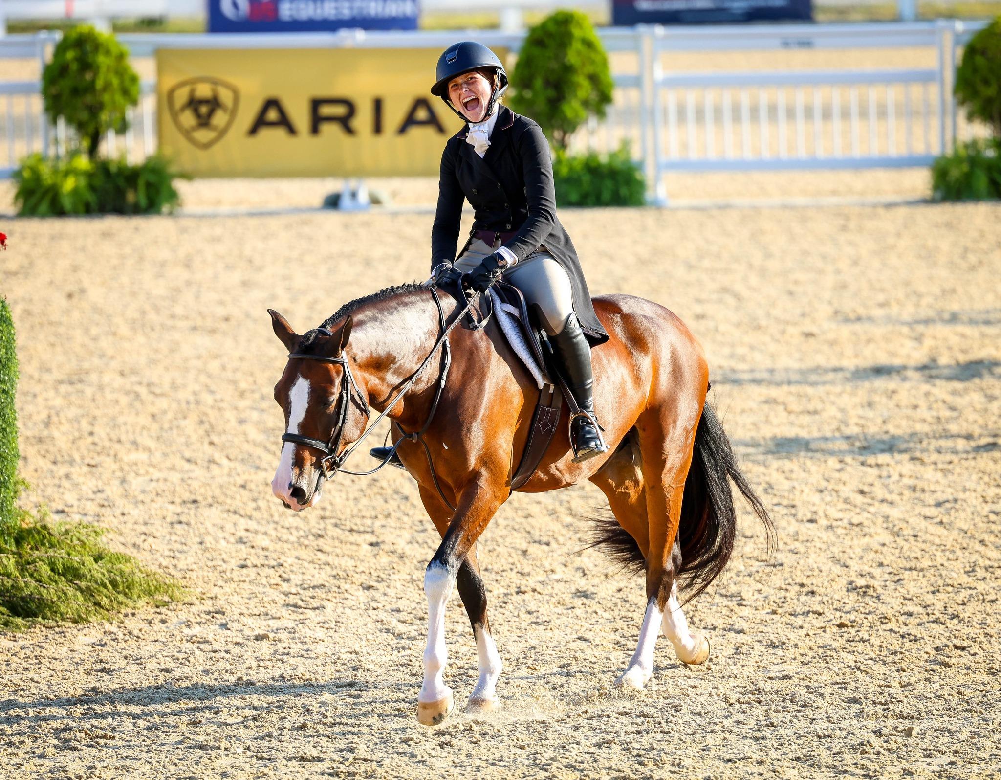 Photo showcasing the USEF Pony Finals presented by Marshall + Sterling