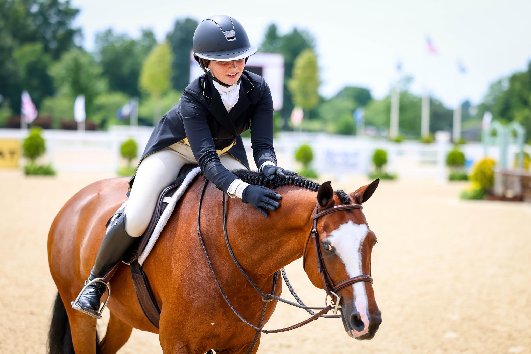 Photo showcasing the USEF Pony Finals presented by Marshall + Sterling