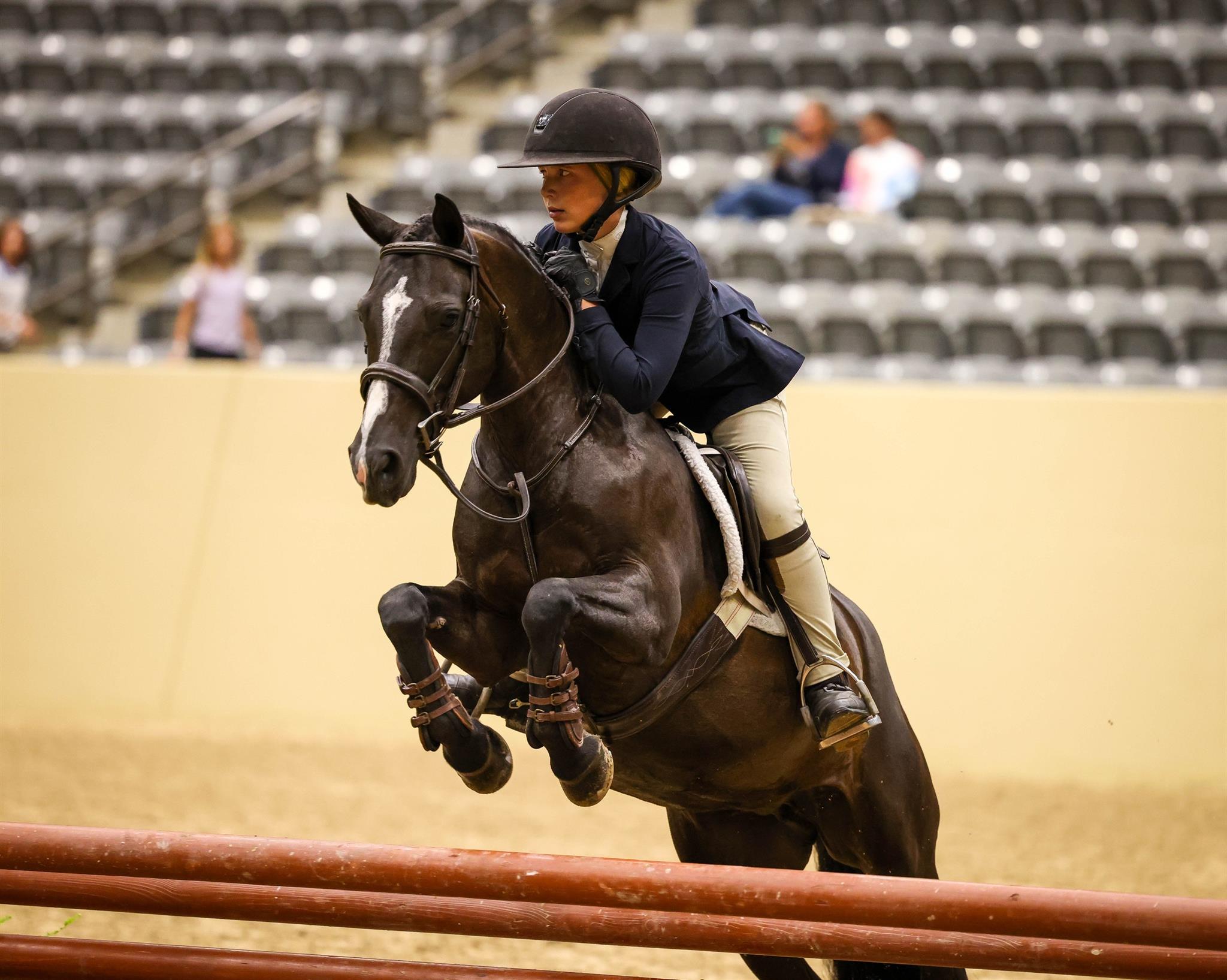 Photo showcasing the USEF Pony Finals presented by Marshall + Sterling