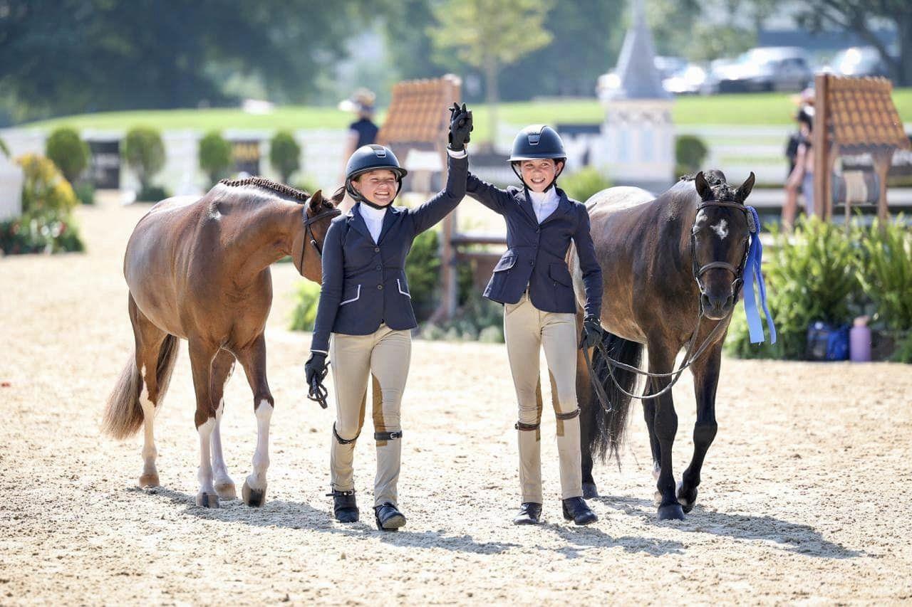 Photo showcasing the USEF Pony Finals presented by Marshall + Sterling