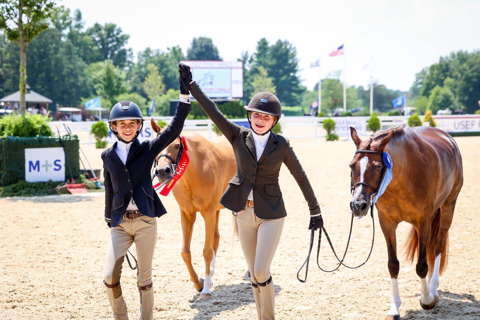Photo showcasing the USEF Pony Finals presented by Marshall + Sterling