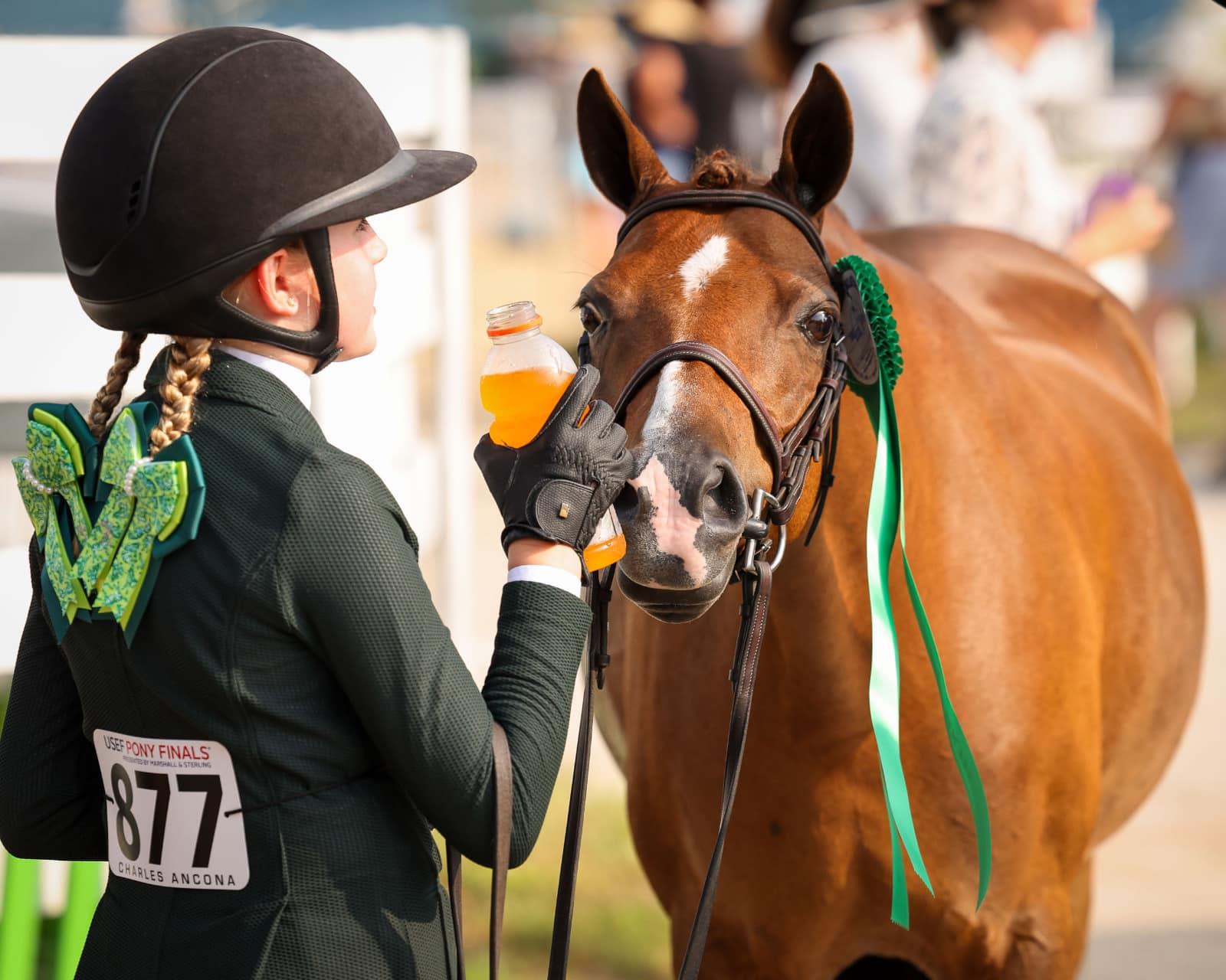 Photo showcasing the USEF Pony Finals presented by Marshall + Sterling