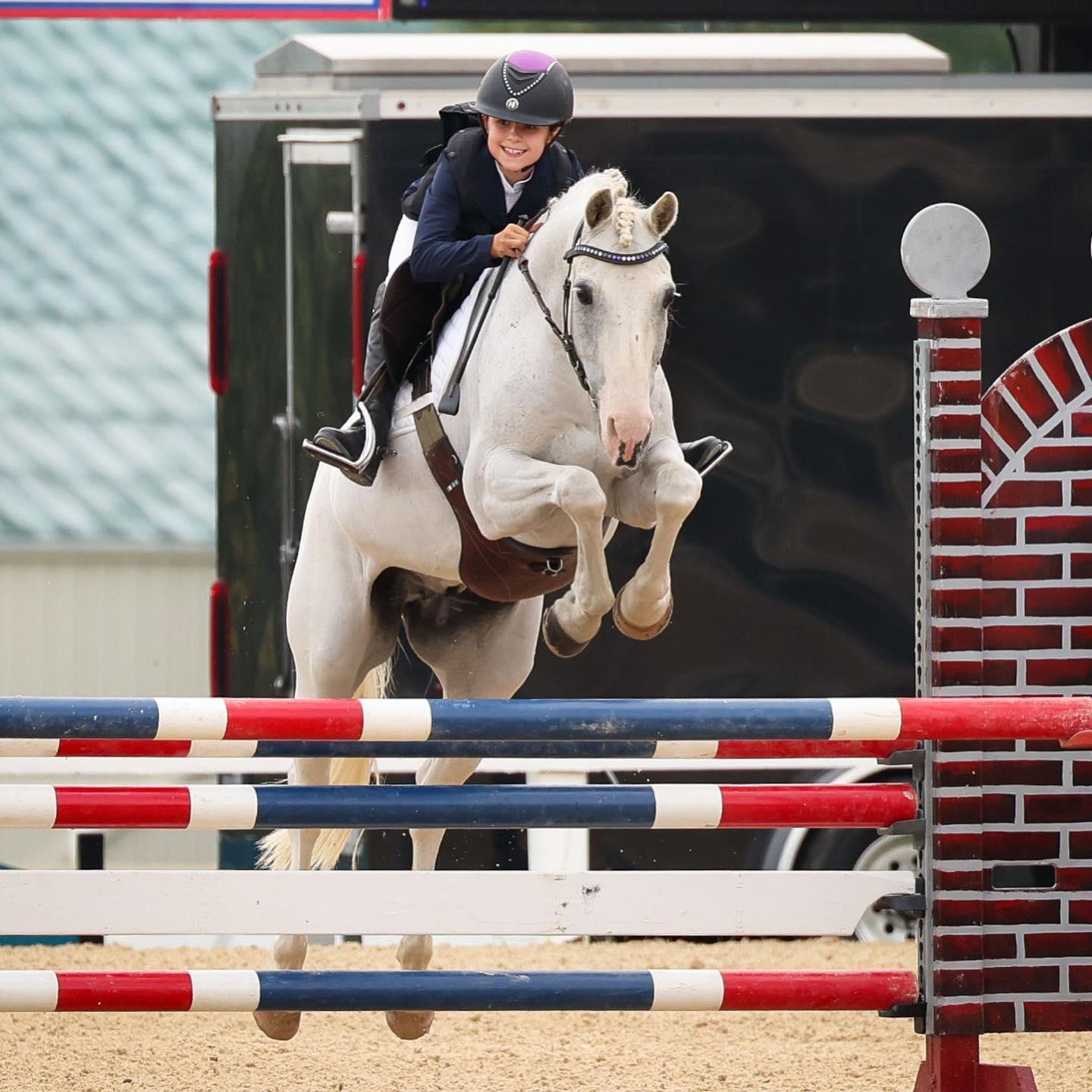 Photo showcasing the USEF Pony Finals presented by Marshall + Sterling