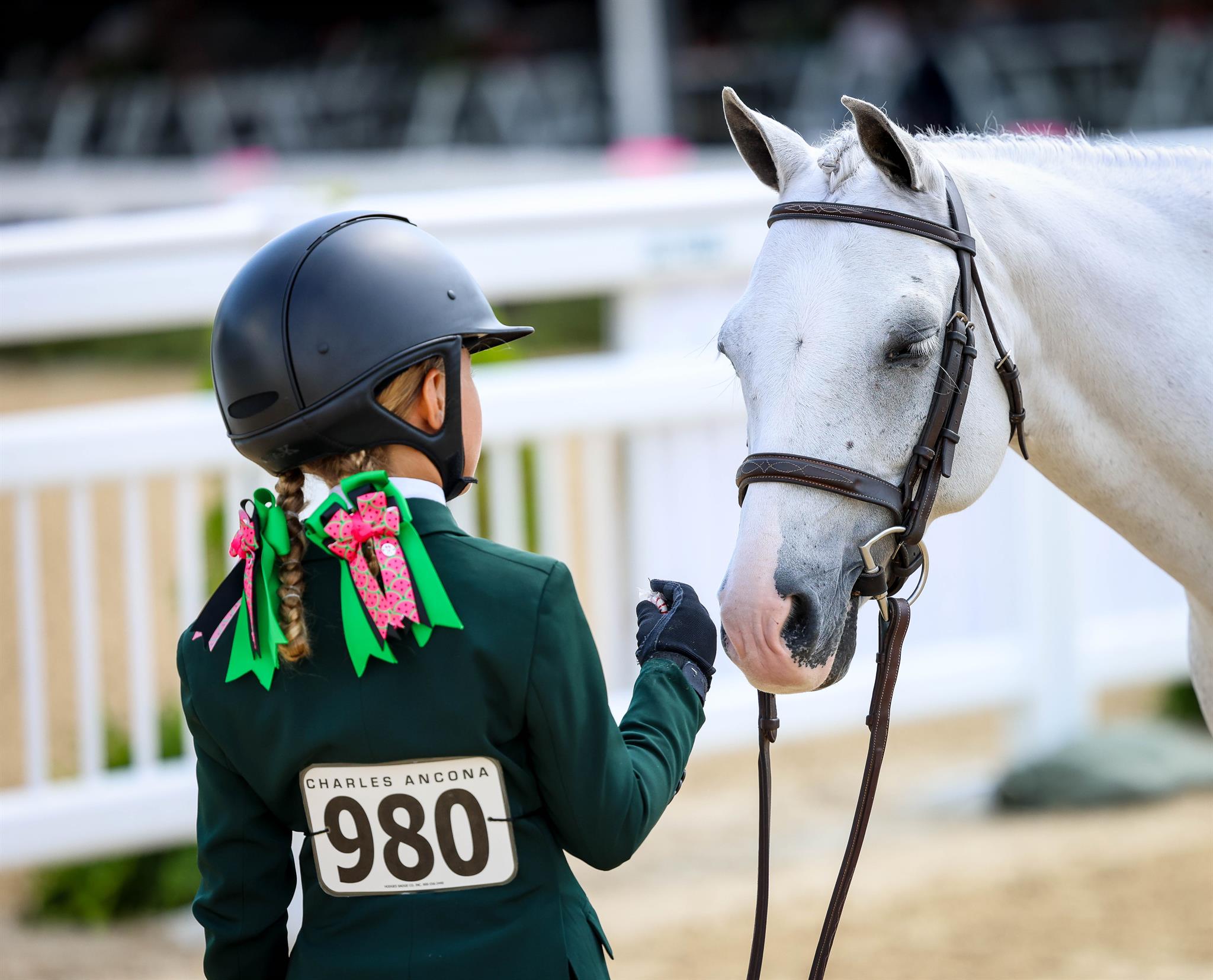 Photo showcasing the USEF Pony Finals presented by Marshall + Sterling