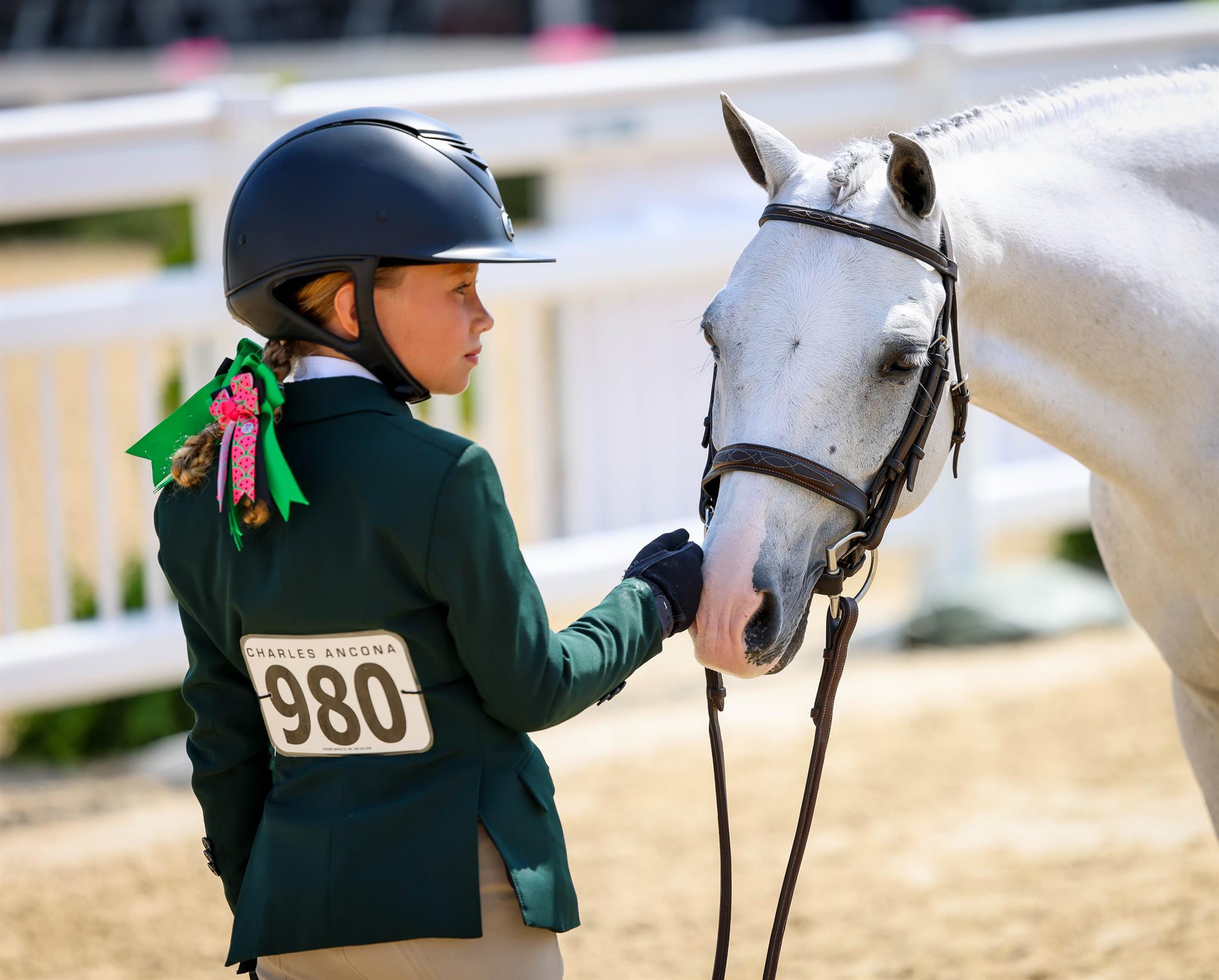 Photo showcasing the USEF Pony Finals presented by Marshall + Sterling