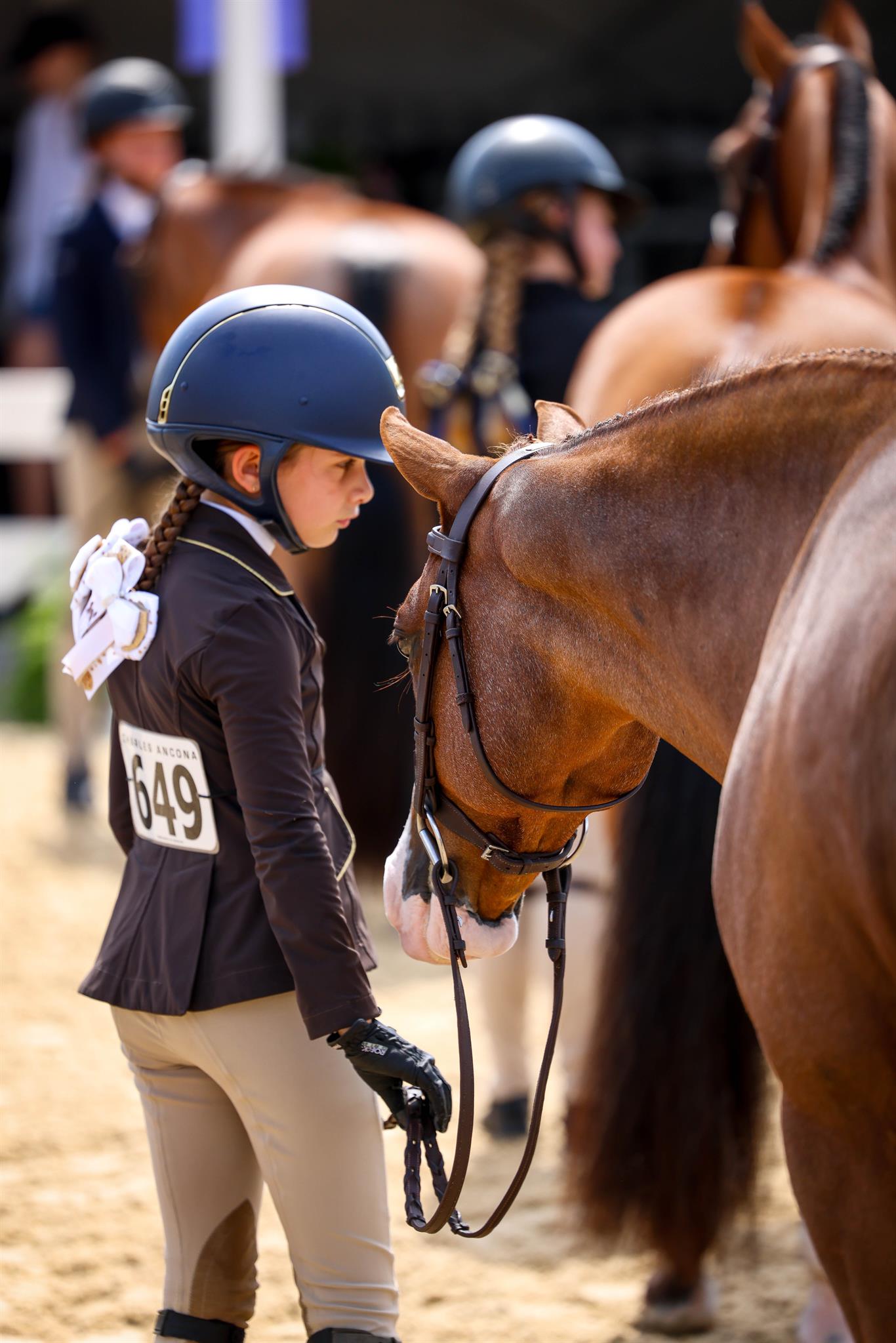 Photo showcasing the USEF Pony Finals presented by Marshall + Sterling