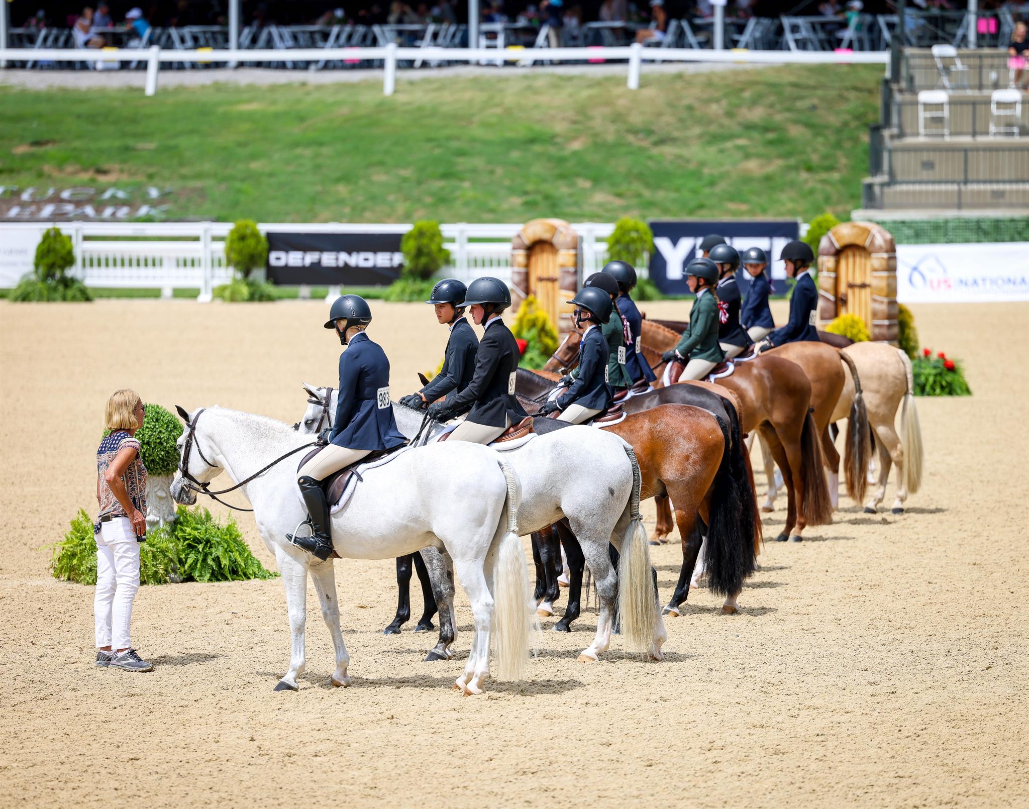 Photo showcasing the USEF Pony Finals presented by Marshall + Sterling