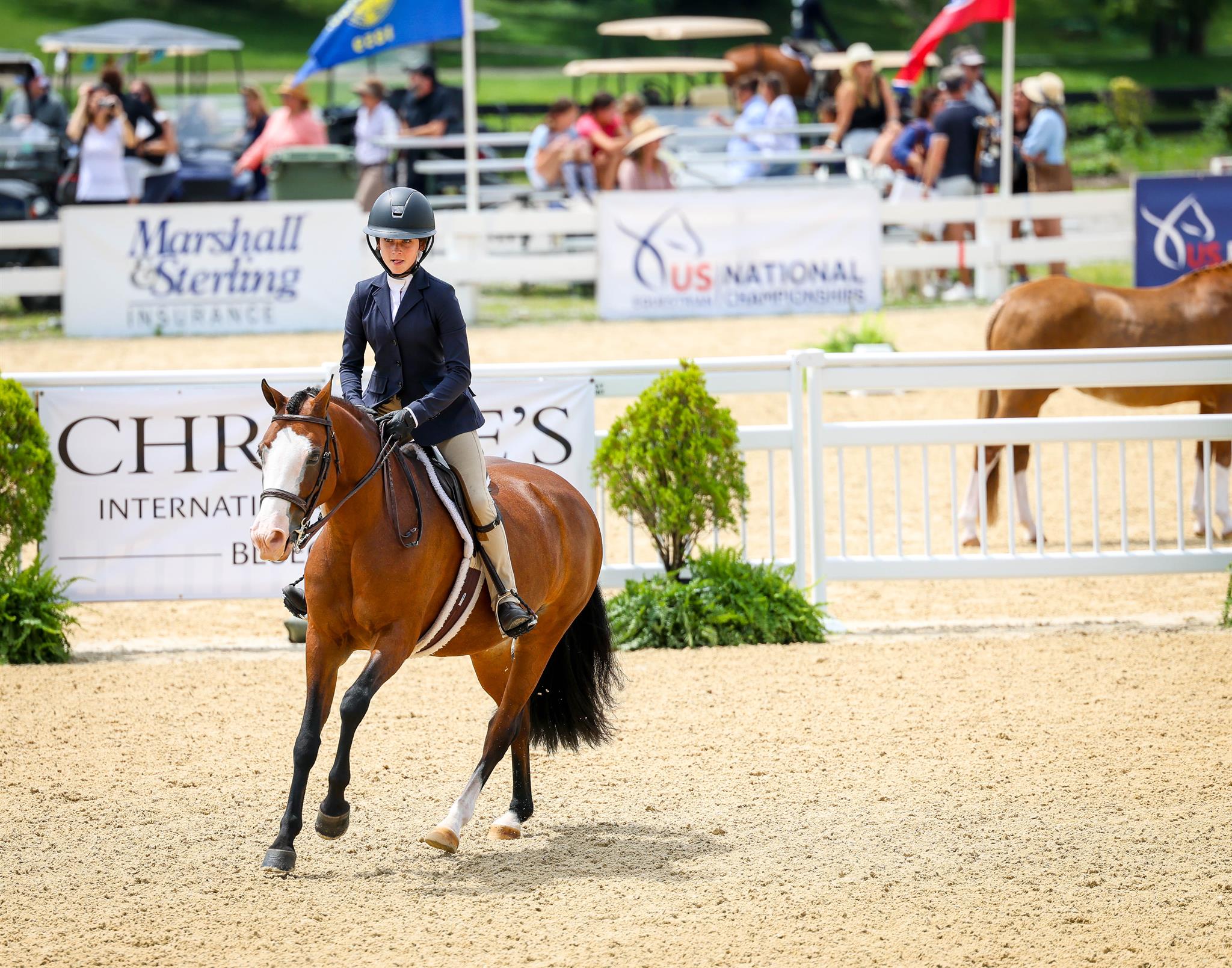Photo showcasing the USEF Pony Finals presented by Marshall + Sterling