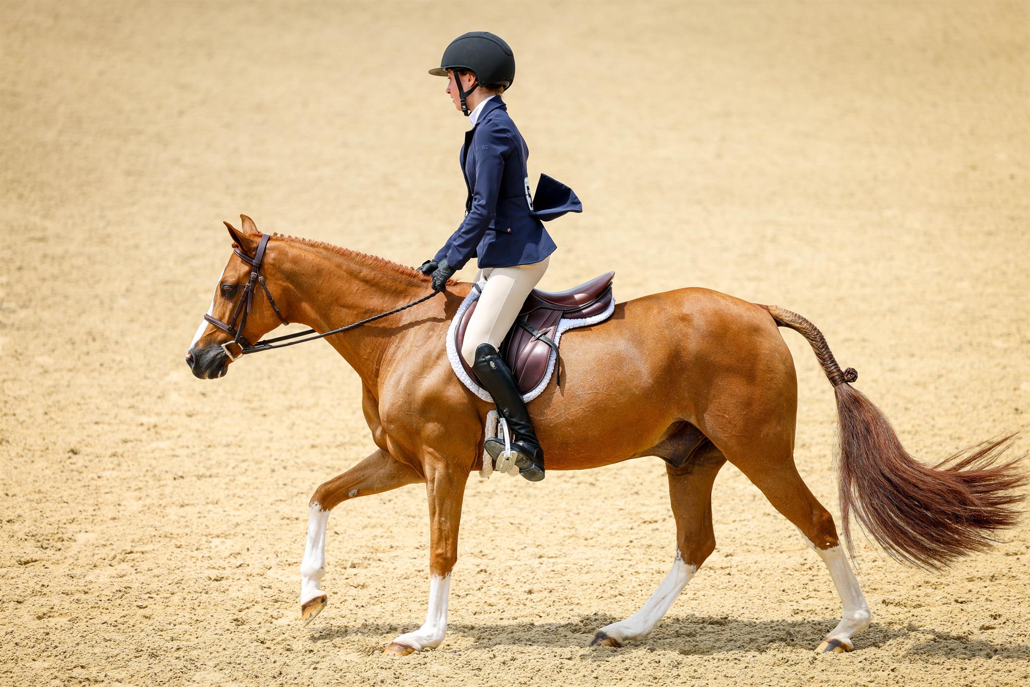 Photo showcasing the USEF Pony Finals presented by Marshall + Sterling