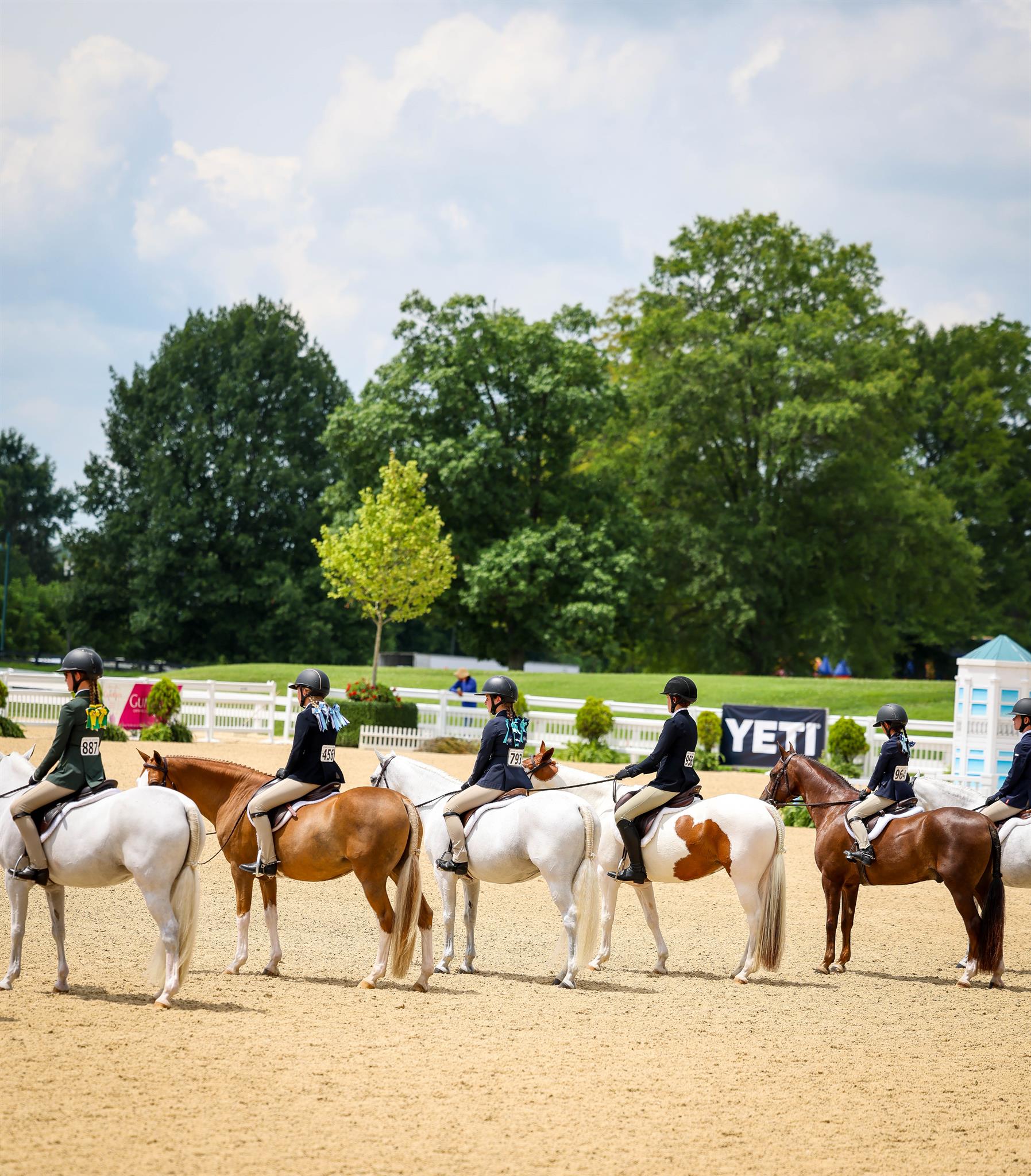 Photo showcasing the USEF Pony Finals presented by Marshall + Sterling