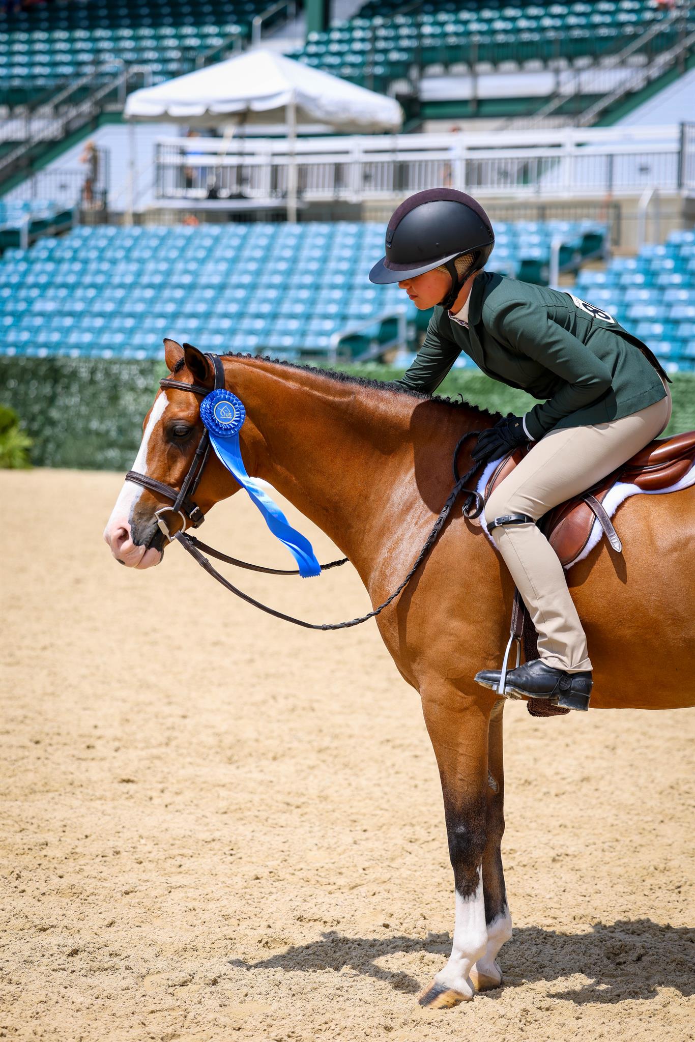Photo showcasing the USEF Pony Finals presented by Marshall + Sterling