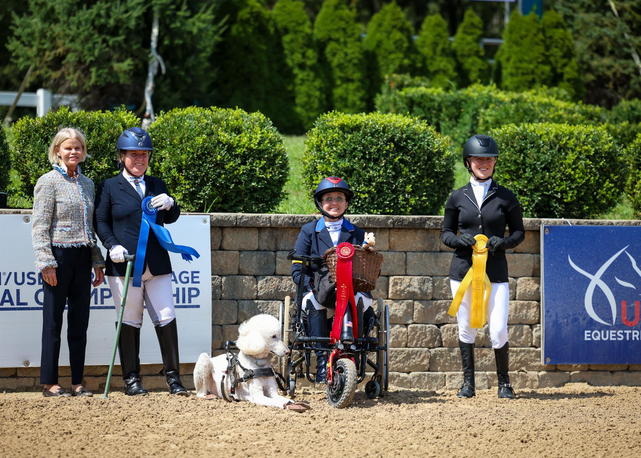 Photo showcasing the U.S. Dressage Festival of Champions