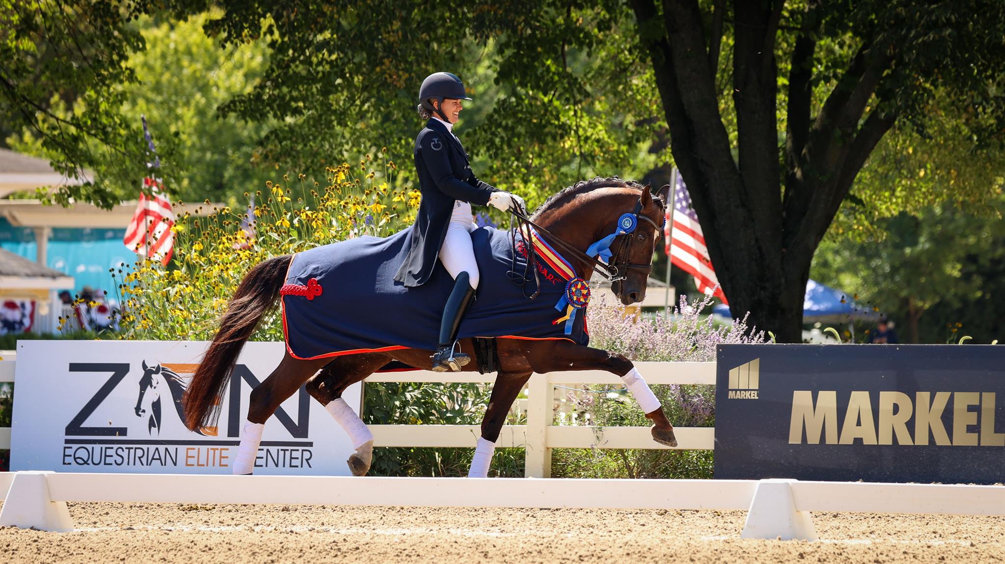 Photo showcasing the U.S. Dressage Festival of Champions