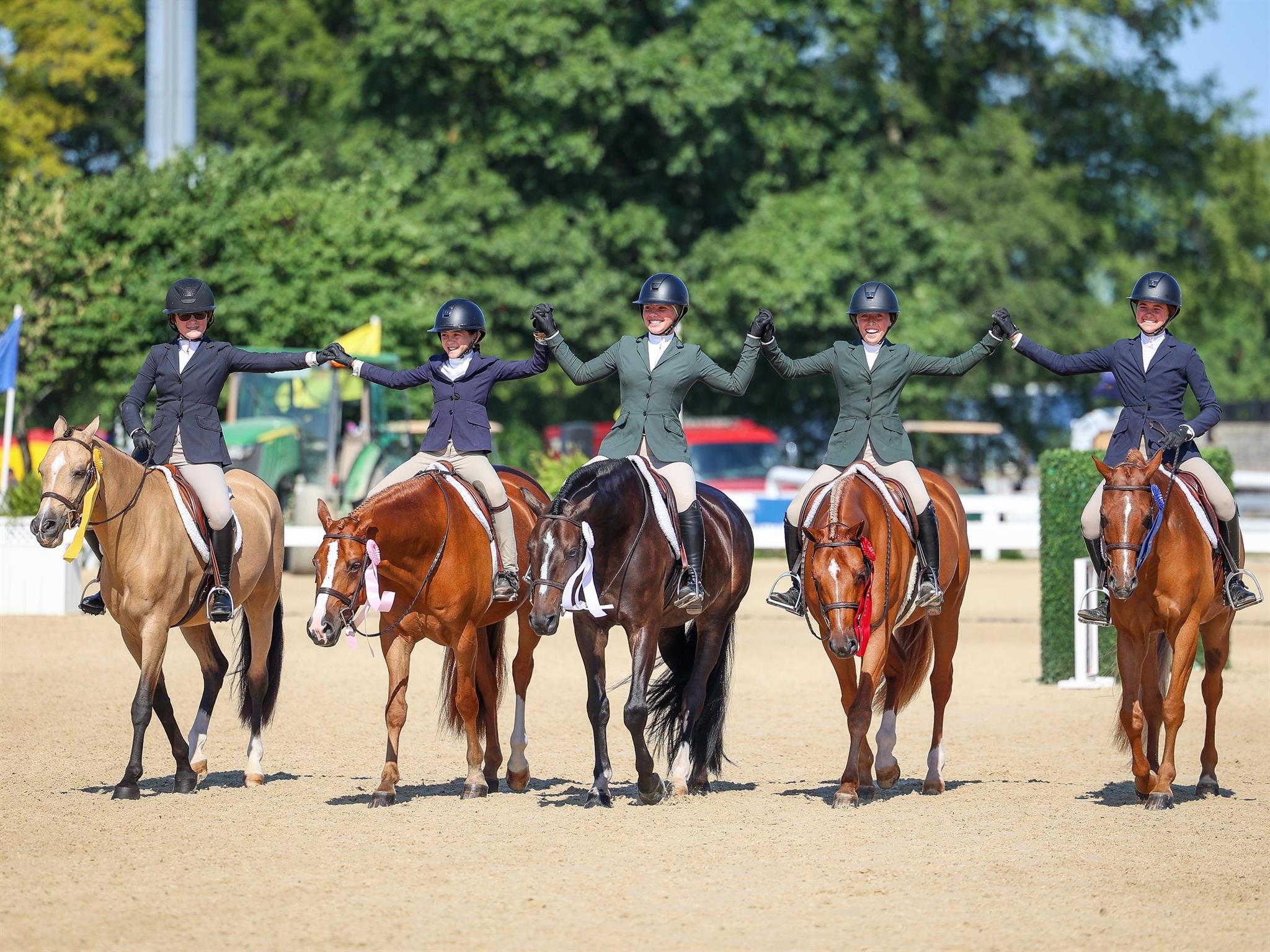Photo showcasing the USEF Pony Finals presented by Marshall + Sterling