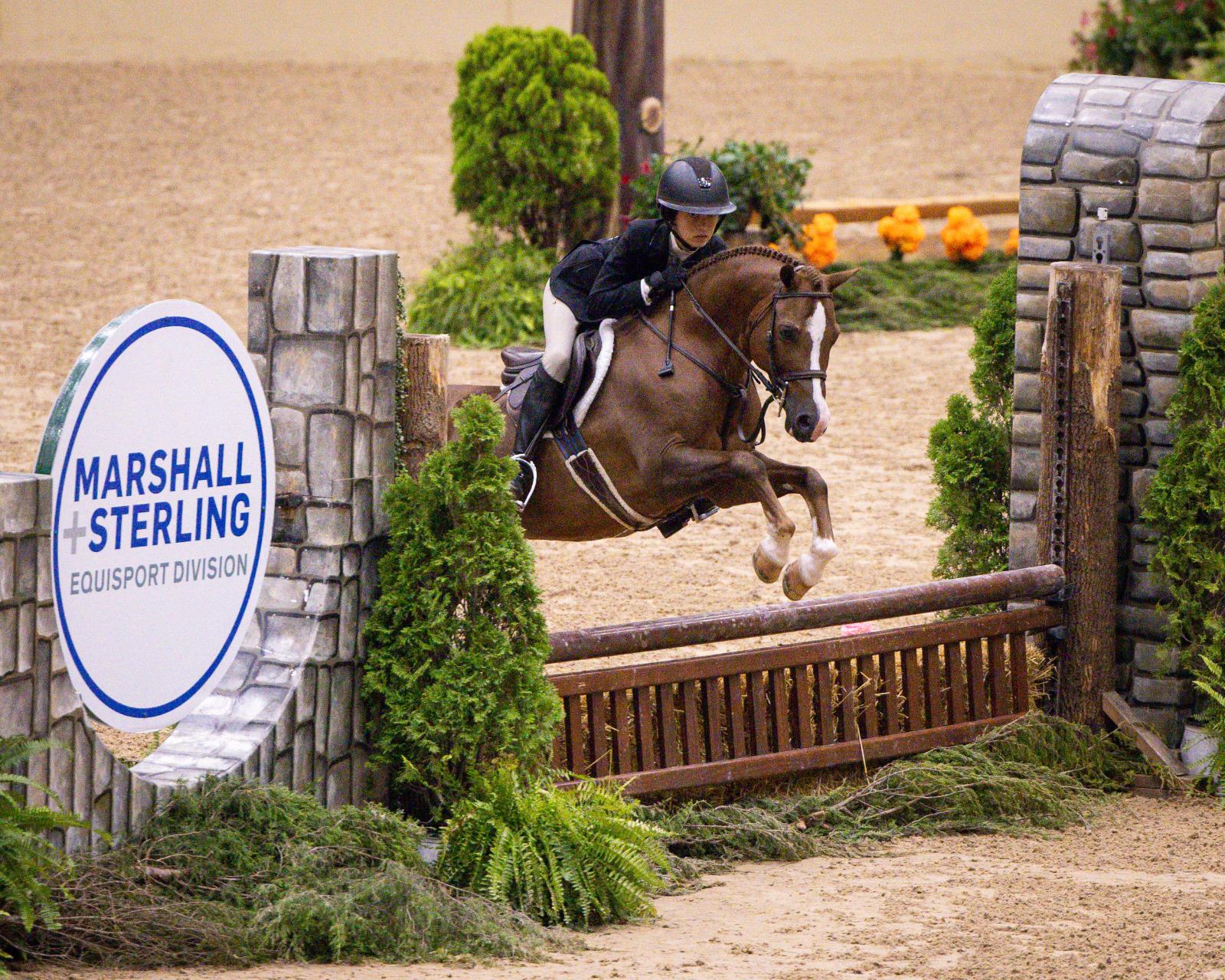 Photo showcasing the USEF Pony Finals presented by Marshall + Sterling