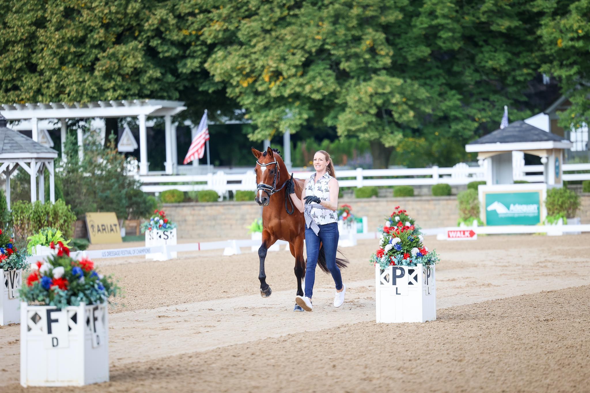 Photo showcasing the U.S. Dressage Festival of Champions